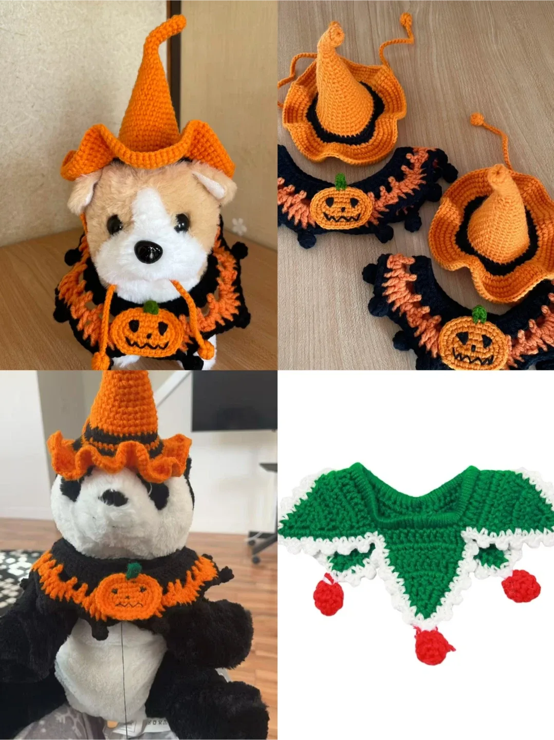Handmade Crocheted Halloween Pet Costume thumbnail