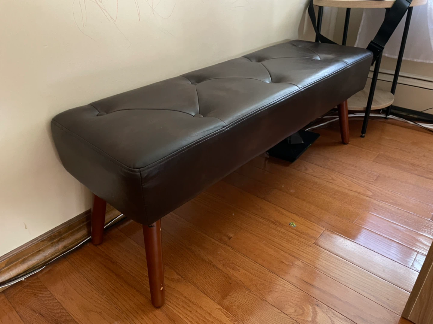 Faux leather bench! Deleted by accident