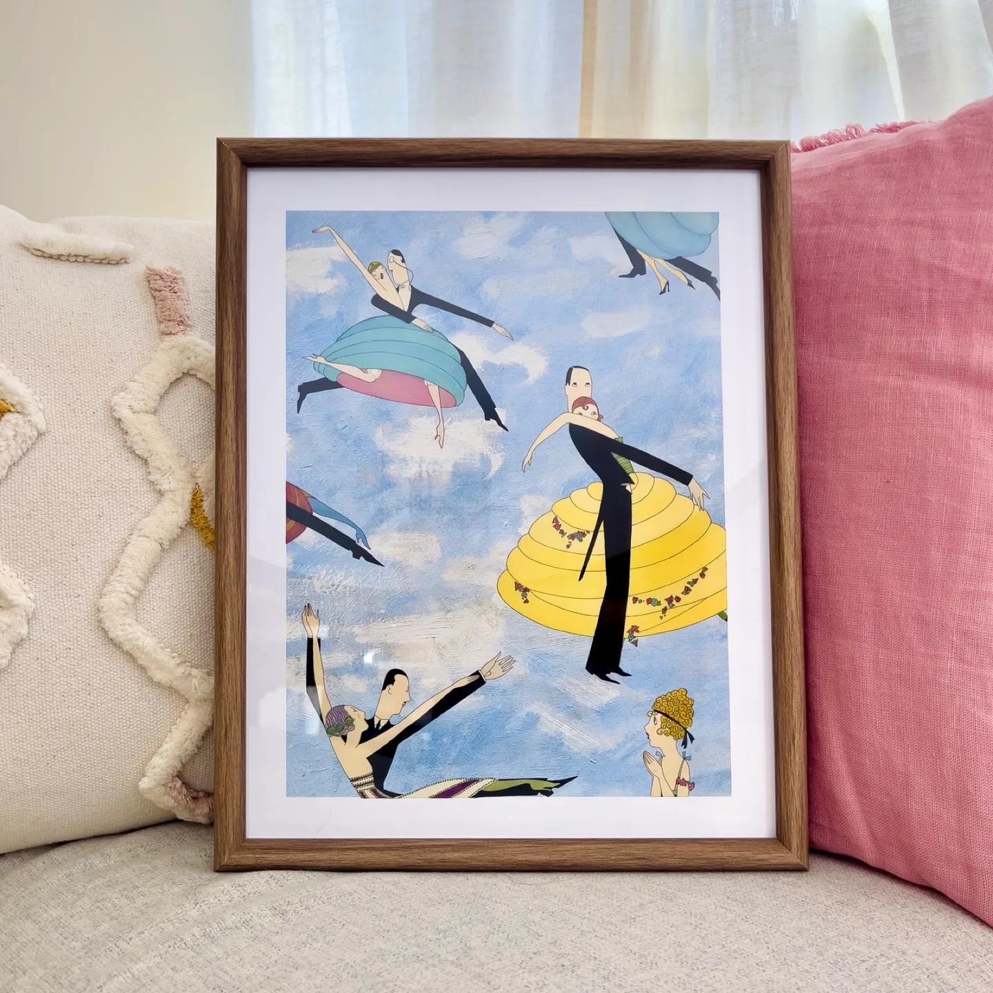 Vintage Collage Large Art Print thumbnail