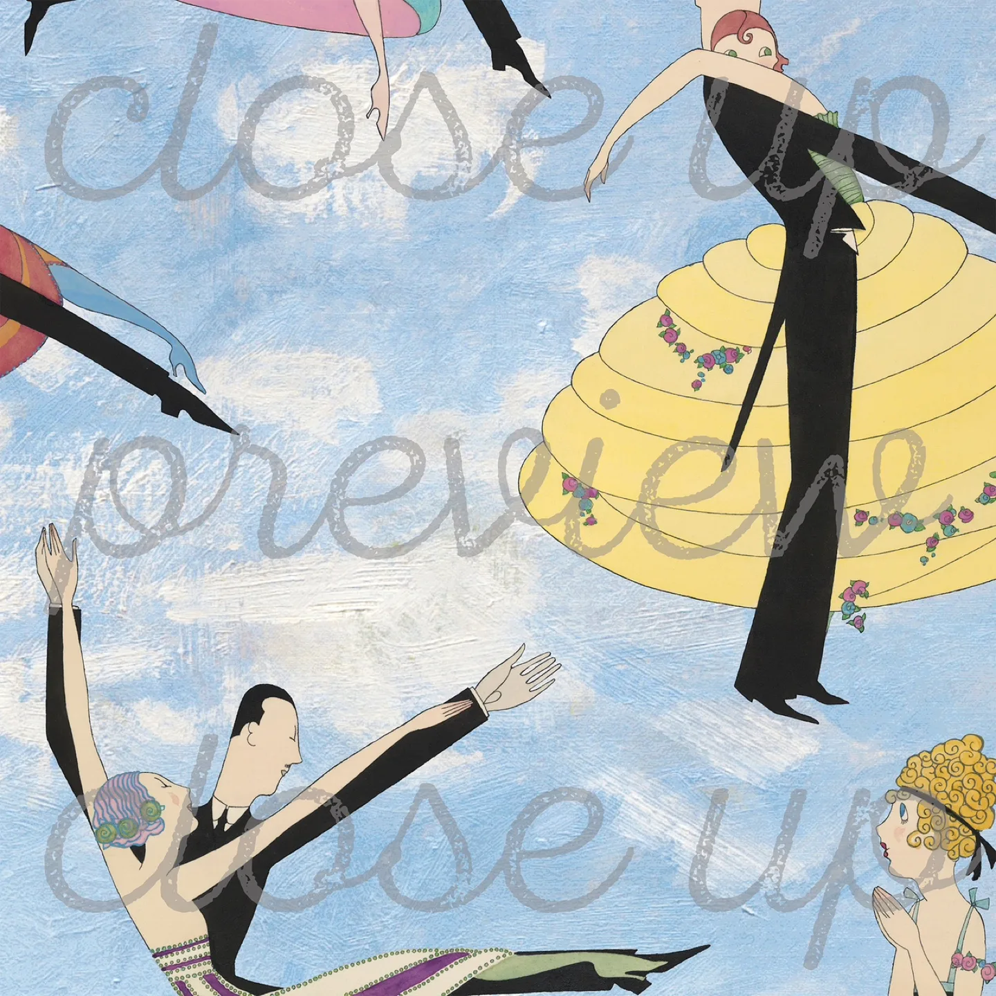 Vintage Collage Large Art Print image indicator(4)