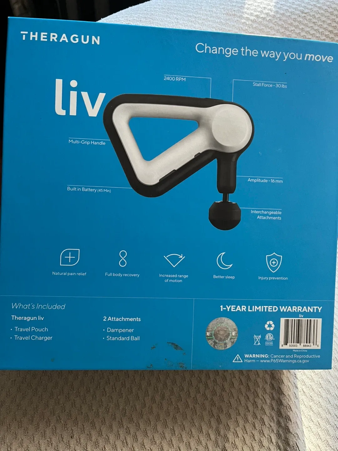 Theragun Liv Percussive Therapy  Device - New! image indicator(5)