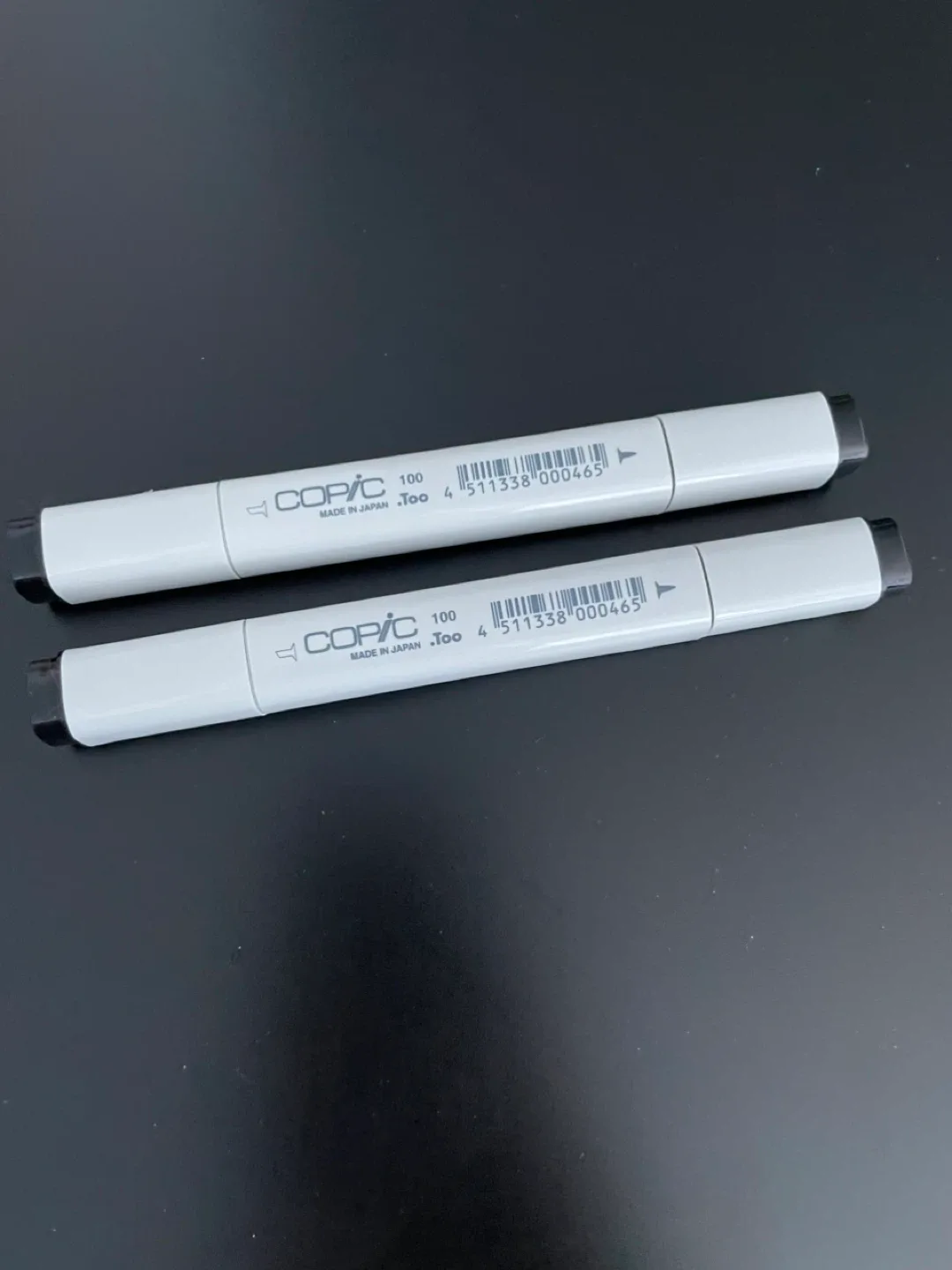 2x black Copic 100 markers made in Japan arts and crafts OCAD thumbnail