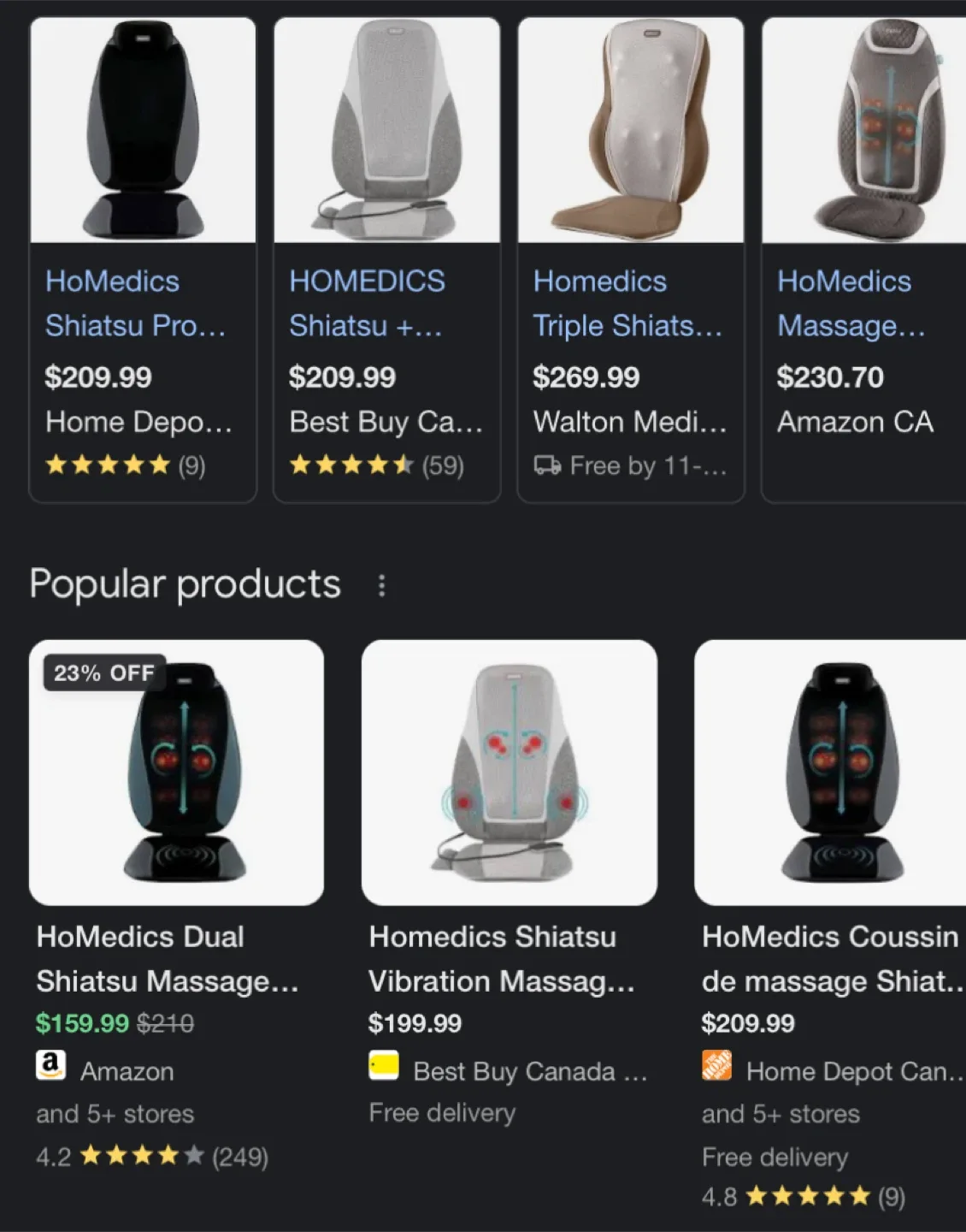 HoMedics Shiatsu + Kneading Massage Cushion with Heat image indicator(3)