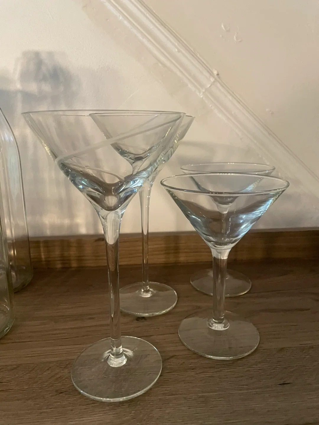 Mixed Set of Martini & Port and Cognac Glasses image indicator(2)