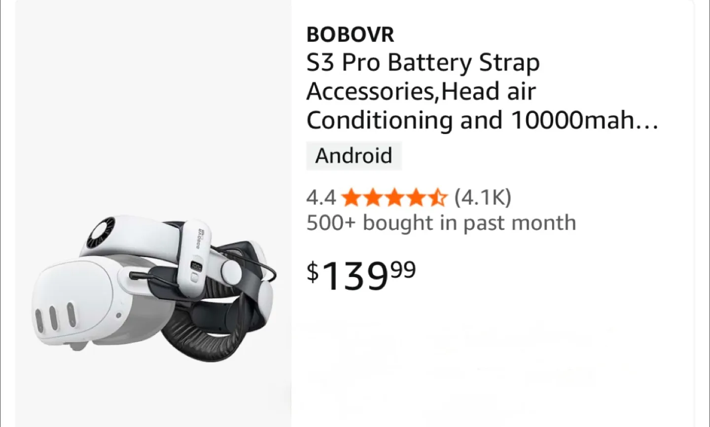 BOBOVR S3 Pro Head Strap for Quest 3 - New in box image indicator(2)