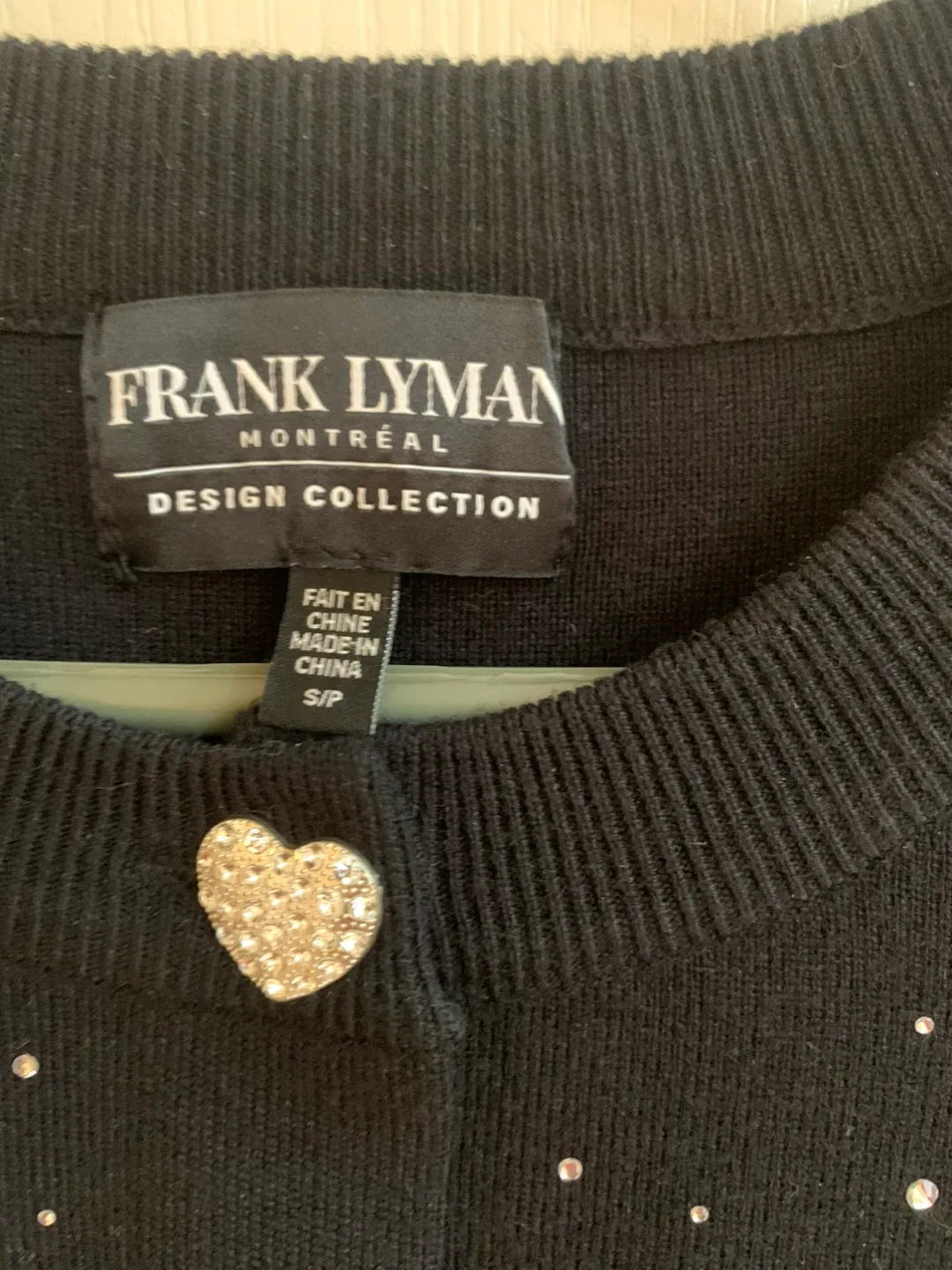Frank Lyman Montreal Black Cardigan S/P image indicator(5)