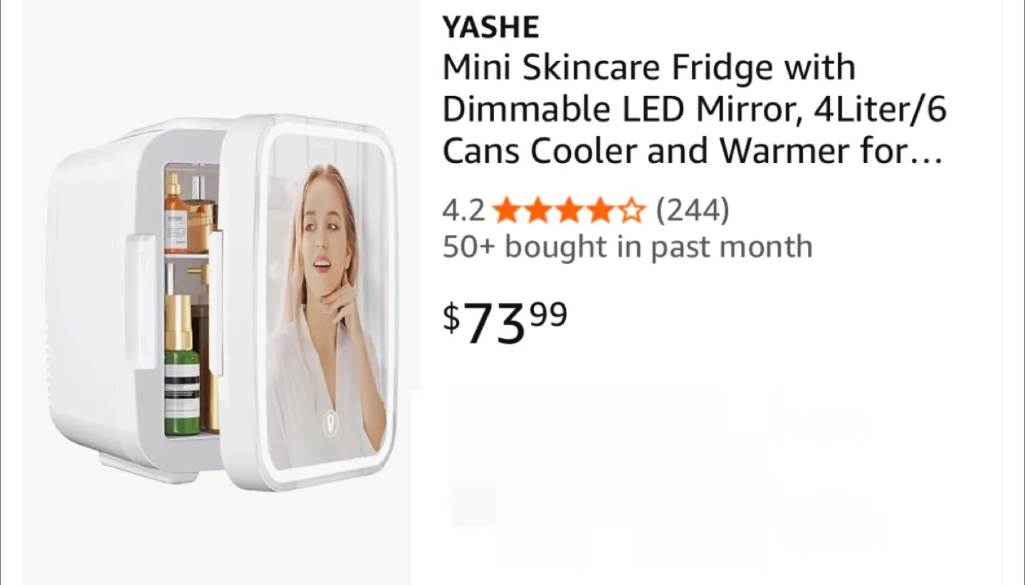 YASHE Mini Skincare Fridge 4L - new in box image indicator(4)