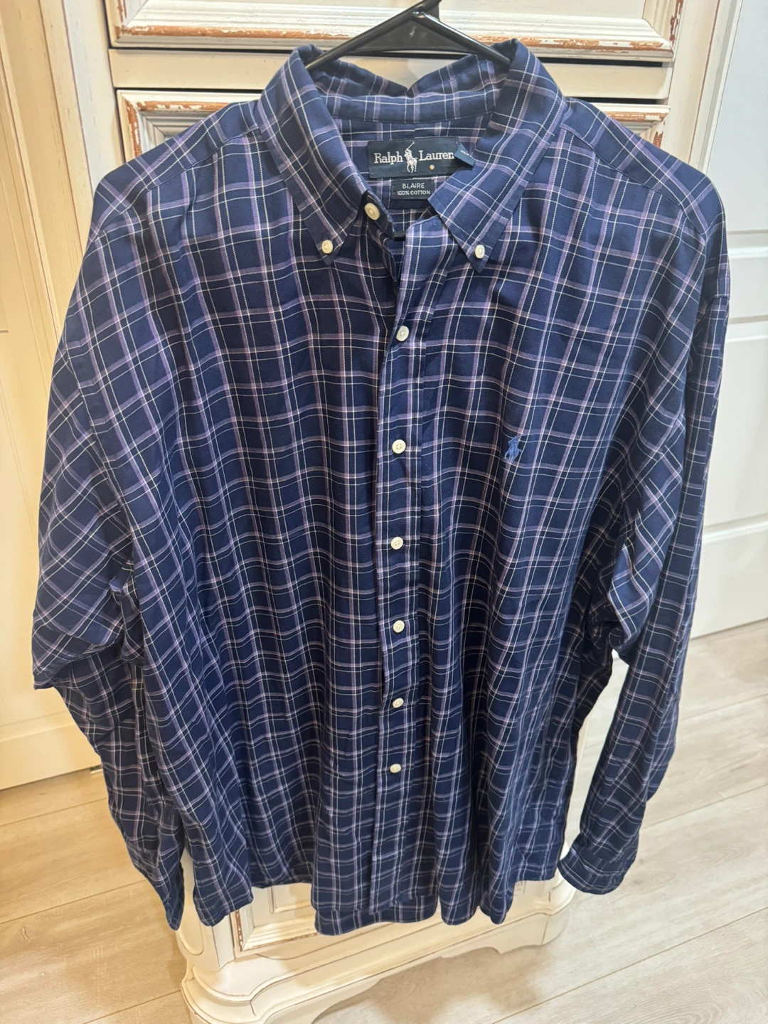 Ralph Lauren Blaire Plaid Shirt - Size L - photo 3