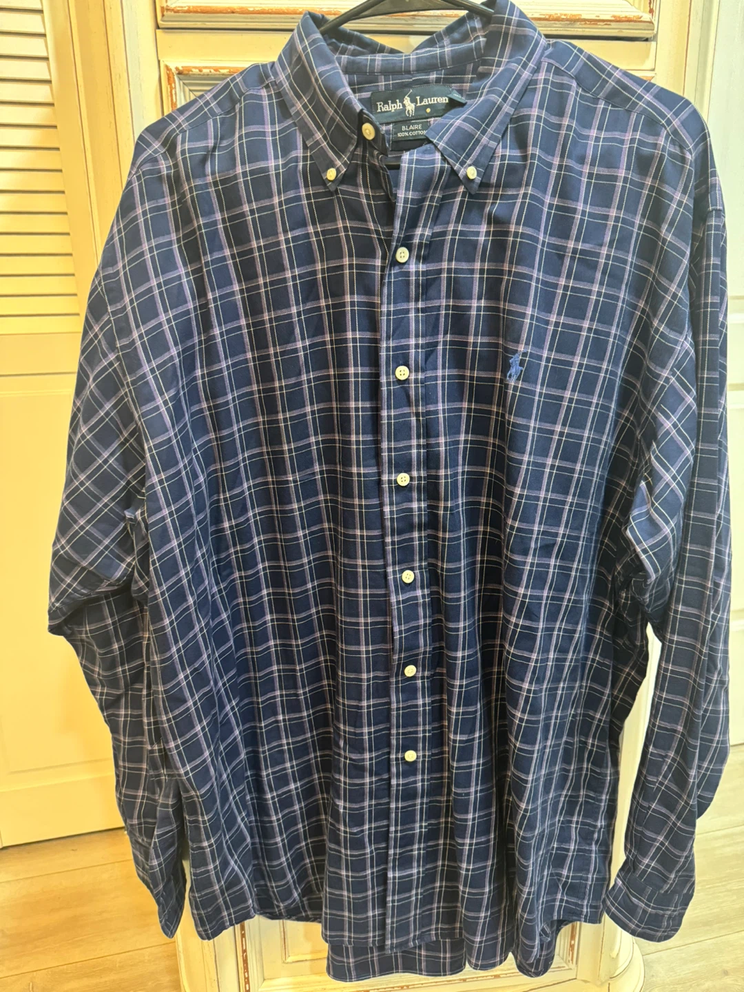 Ralph Lauren Blaire Plaid Shirt - Size L
