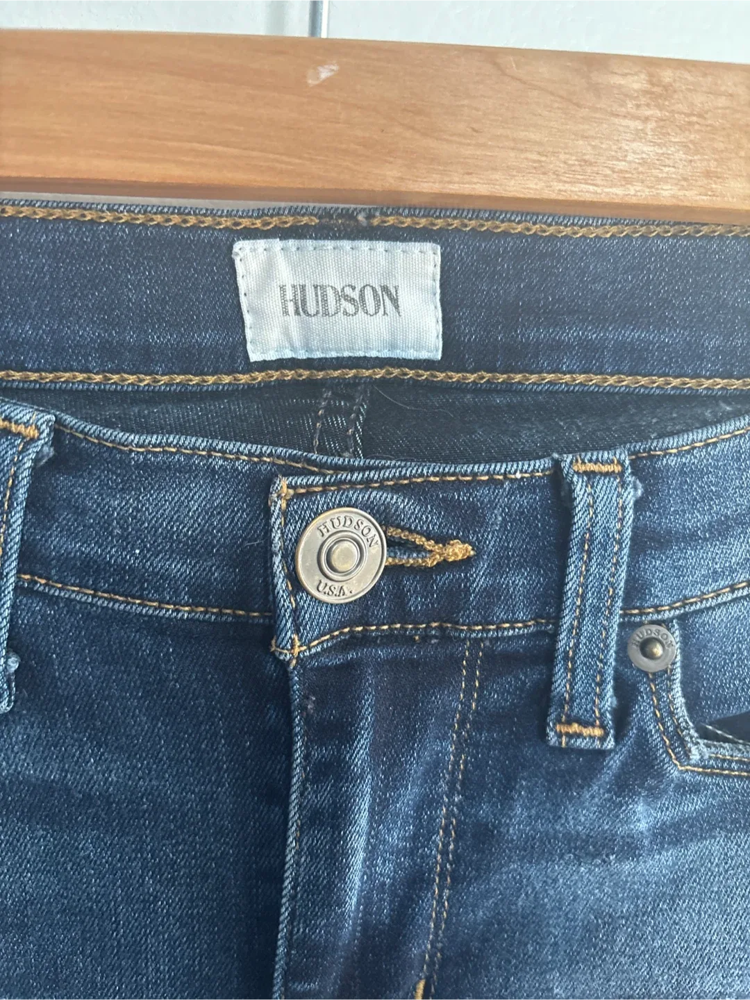 Hudson Jeans Size 24 Dark Wash image indicator(2)