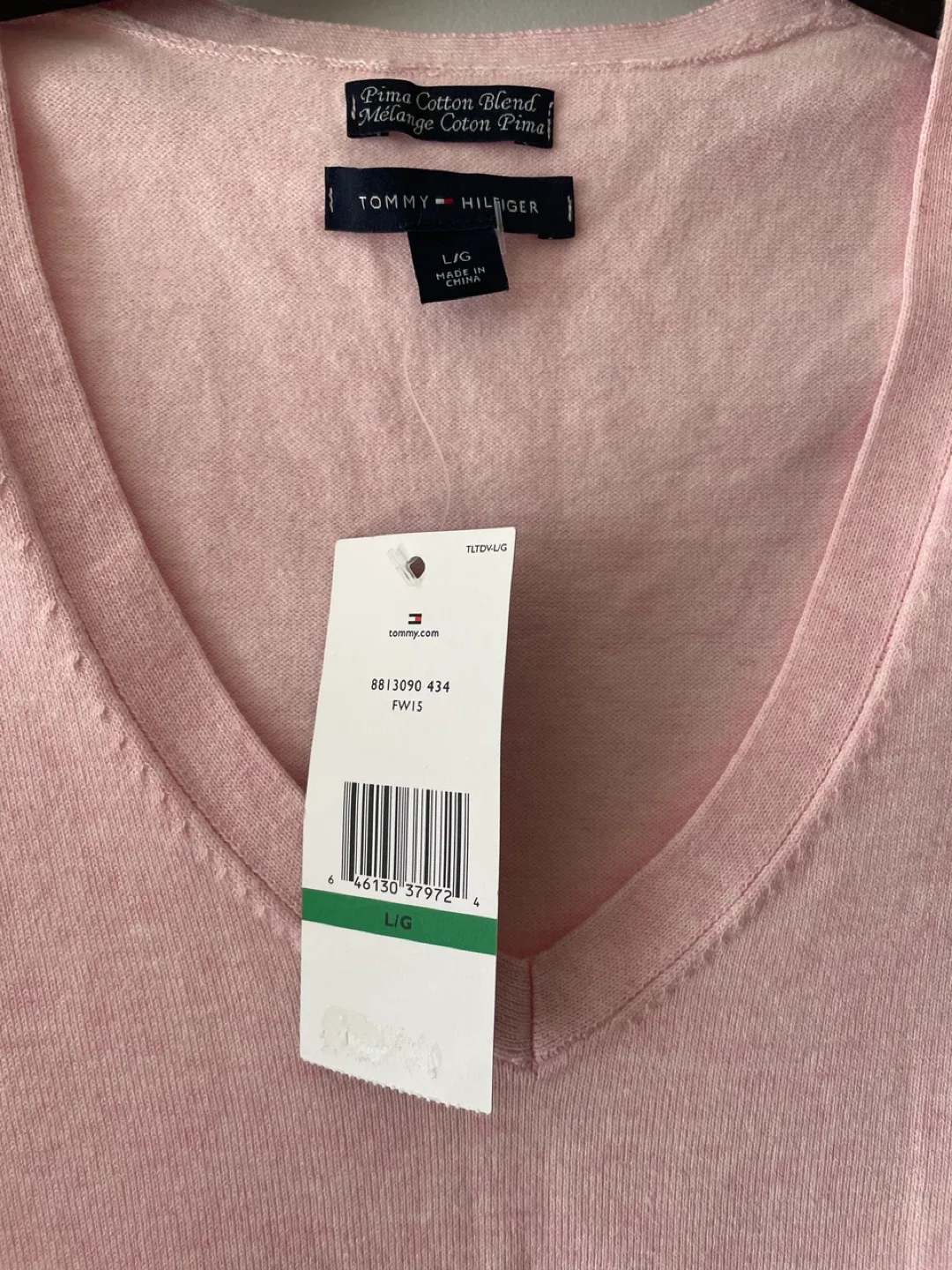 Tommy Hilfiger Pink  Sweater - L brand new image indicator(2)