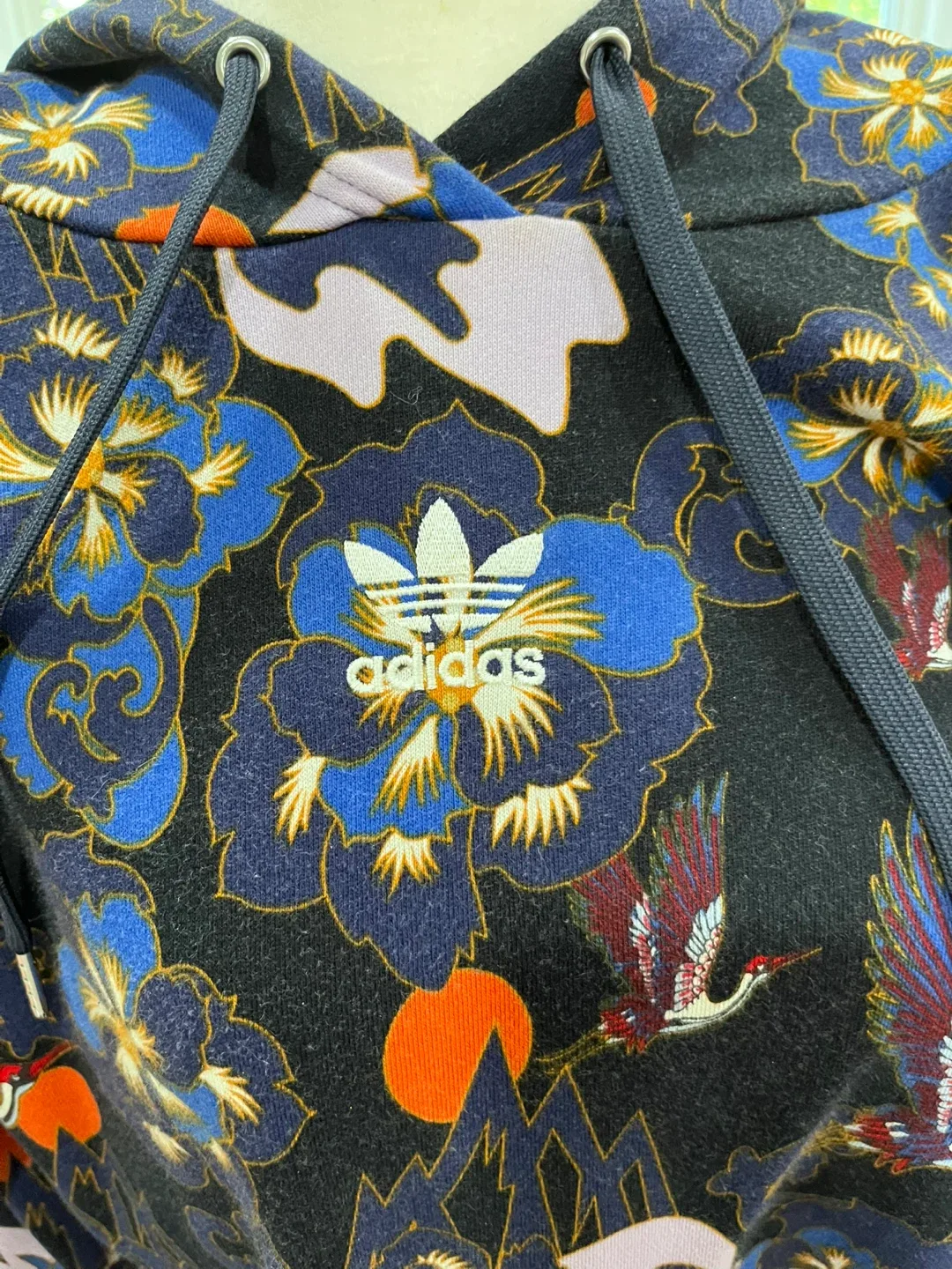 Adidas Floral Print Hoodie image indicator(4)