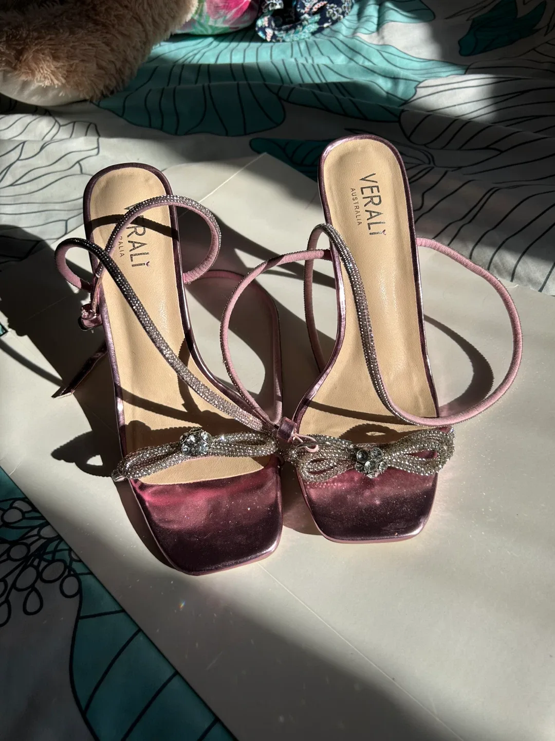 Size 40 Pink Metallic high heels - Veralli Australia image indicator(2)