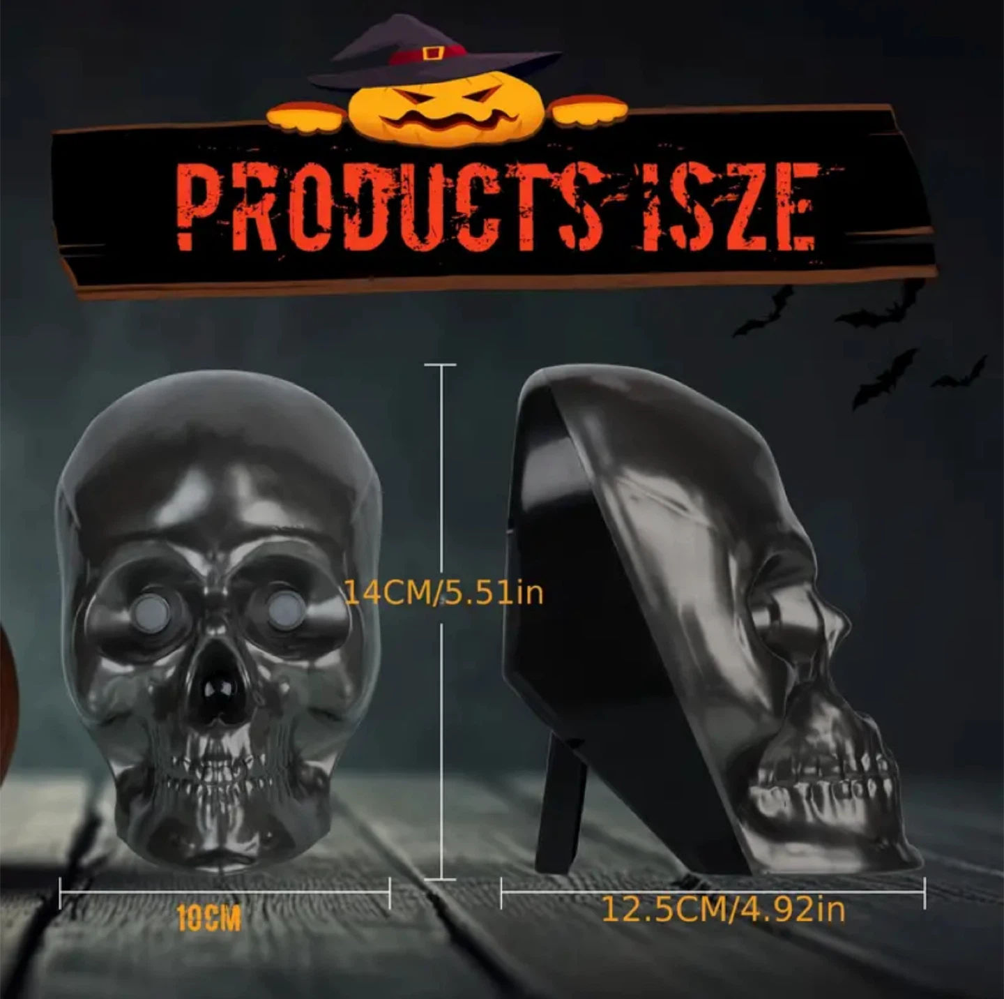 Skull Projector Light Halloween Party Decor - photo 2
