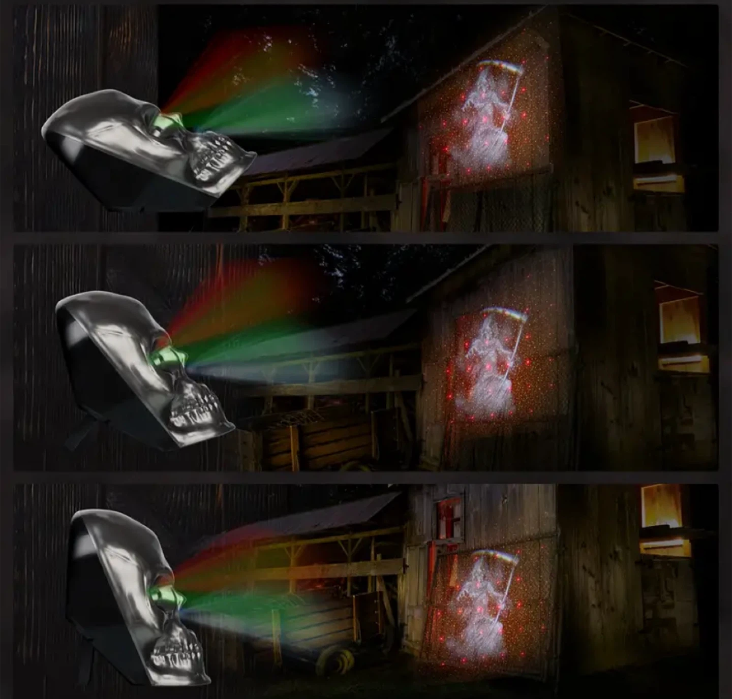 Skull Projector Light Halloween Party Decor - photo 3