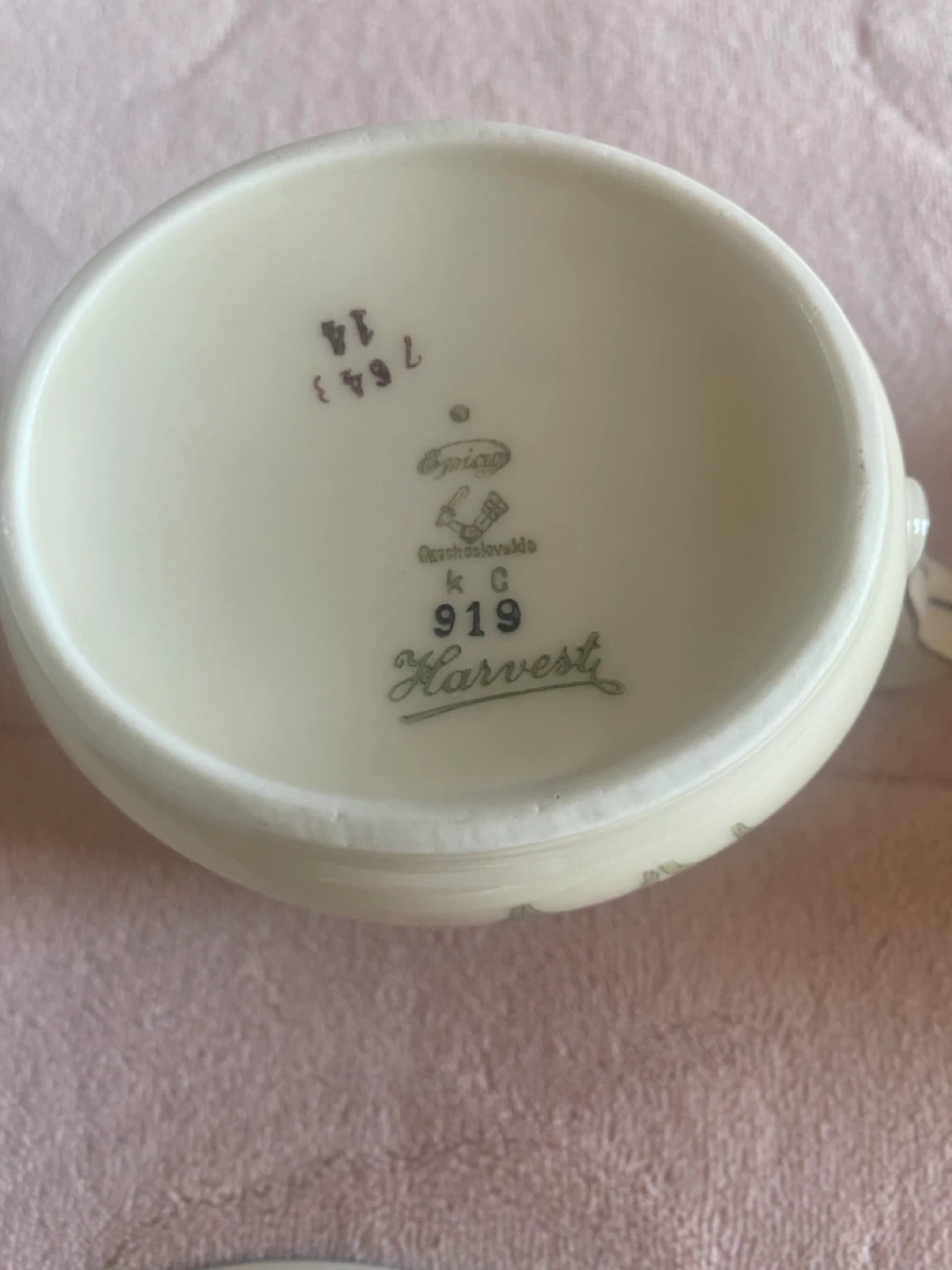 Epiag Czechoslovakia Harvest Sugar Bowl - photo 5