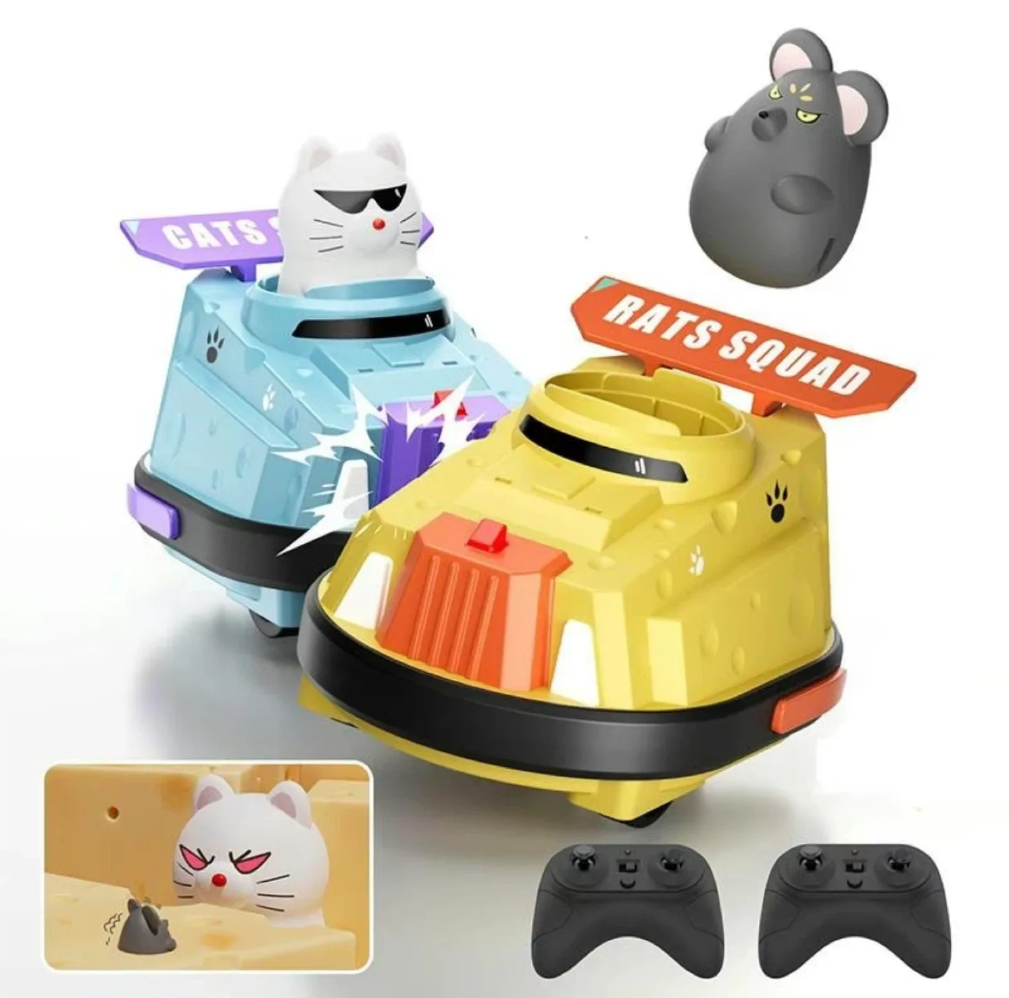 Cheese Bumper Car - Cat and Mouse War thumbnail