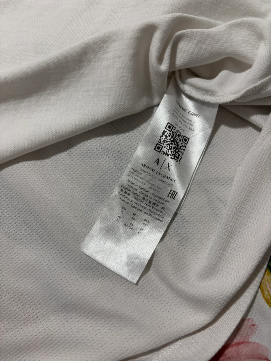 Armani Exchange White Polo Shirt - XL - photo 4