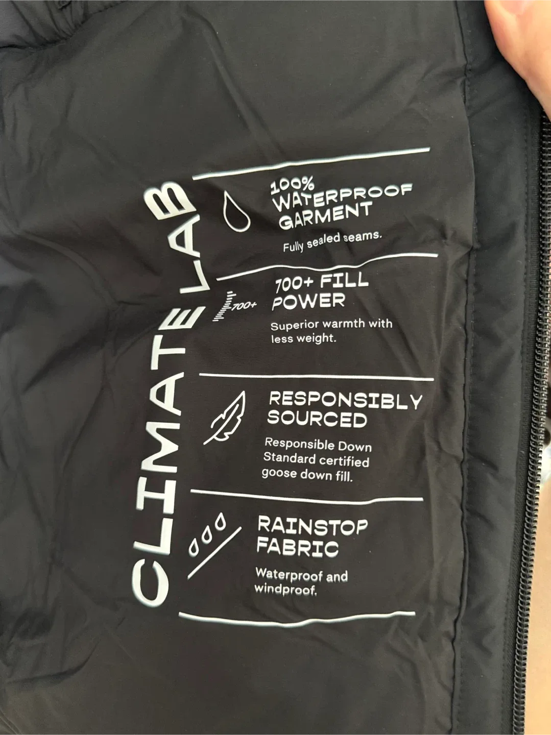 Aritzia Super Puff Puff2O Waterproof Jacket Puffer Size S image indicator(7)