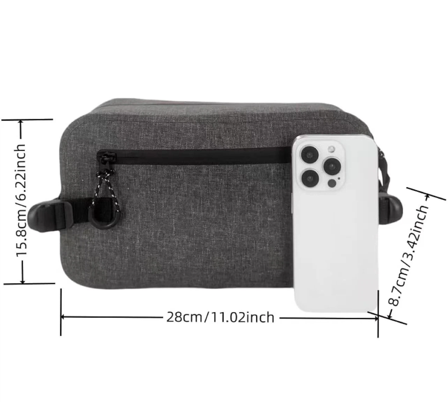 Gray Waterproof Chest Bag - NEW - photo 3