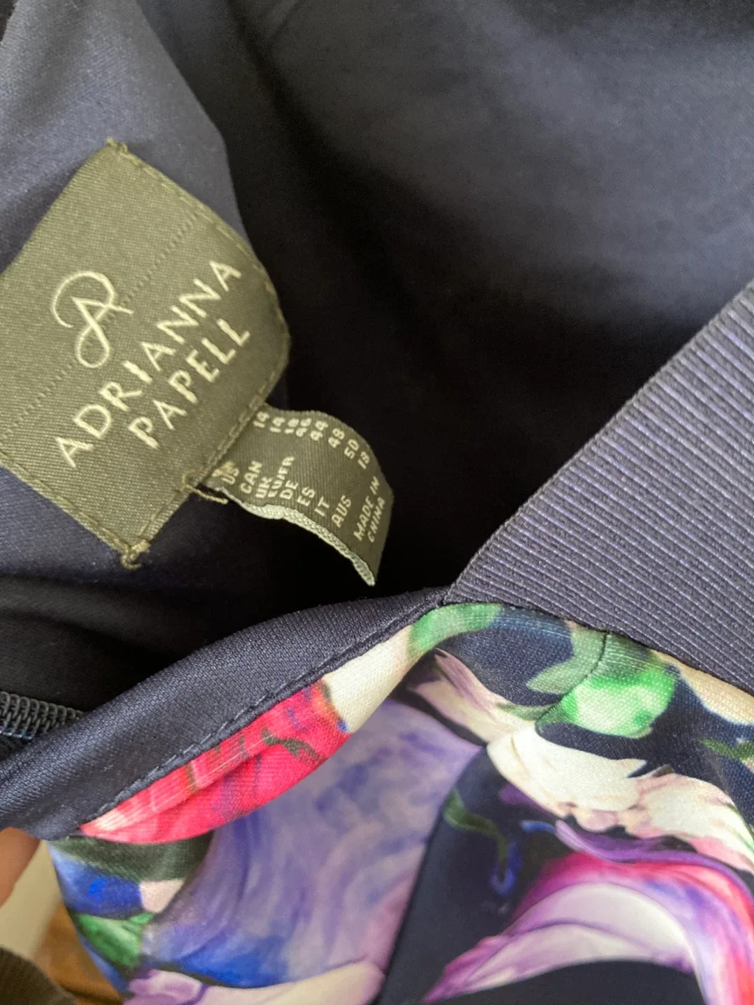 Floral Print Cocktail Dress - size 14 image indicator(9)