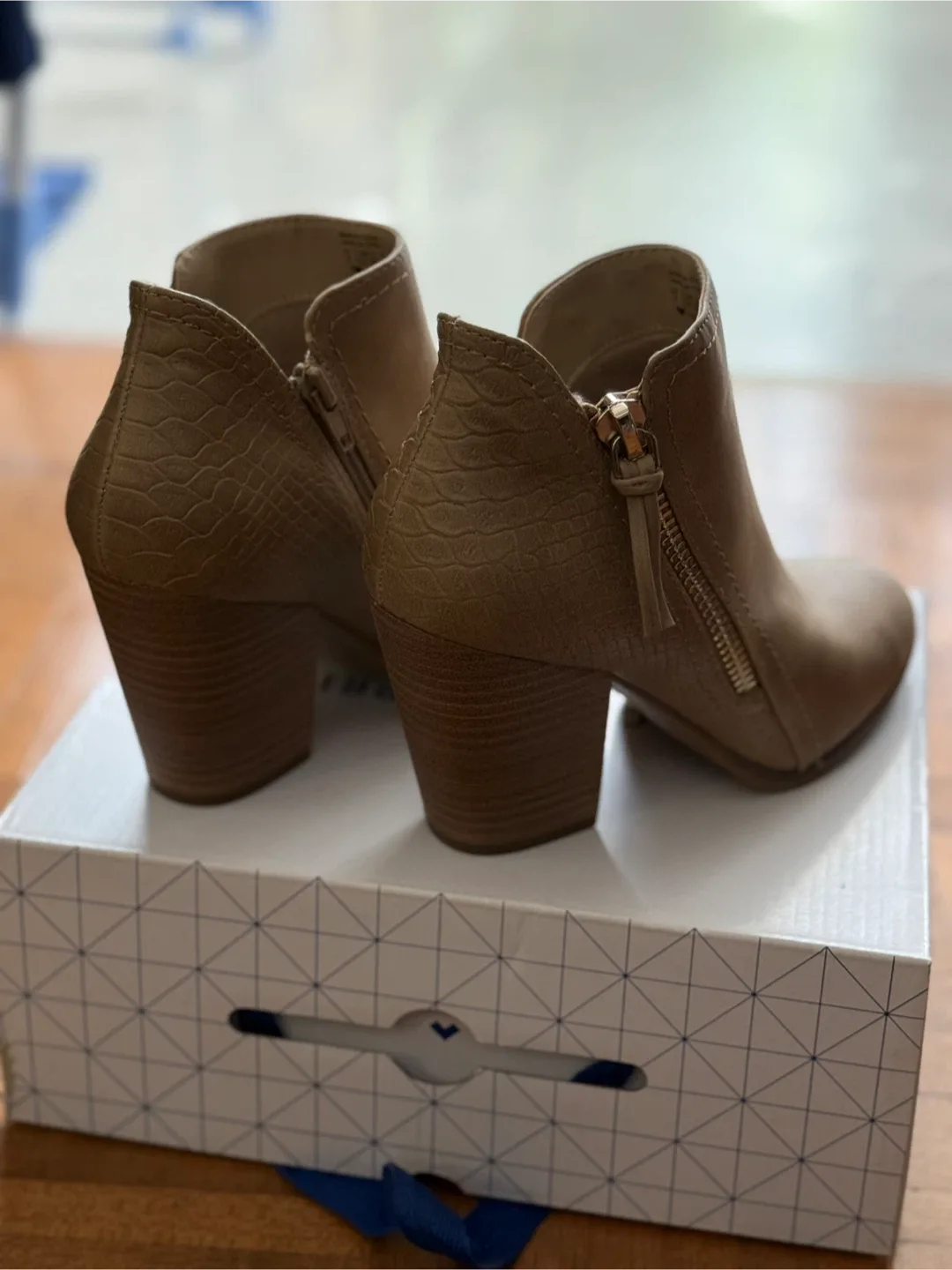 Call It Spring Tan Ankle Boots - Size 7 image indicator(5)