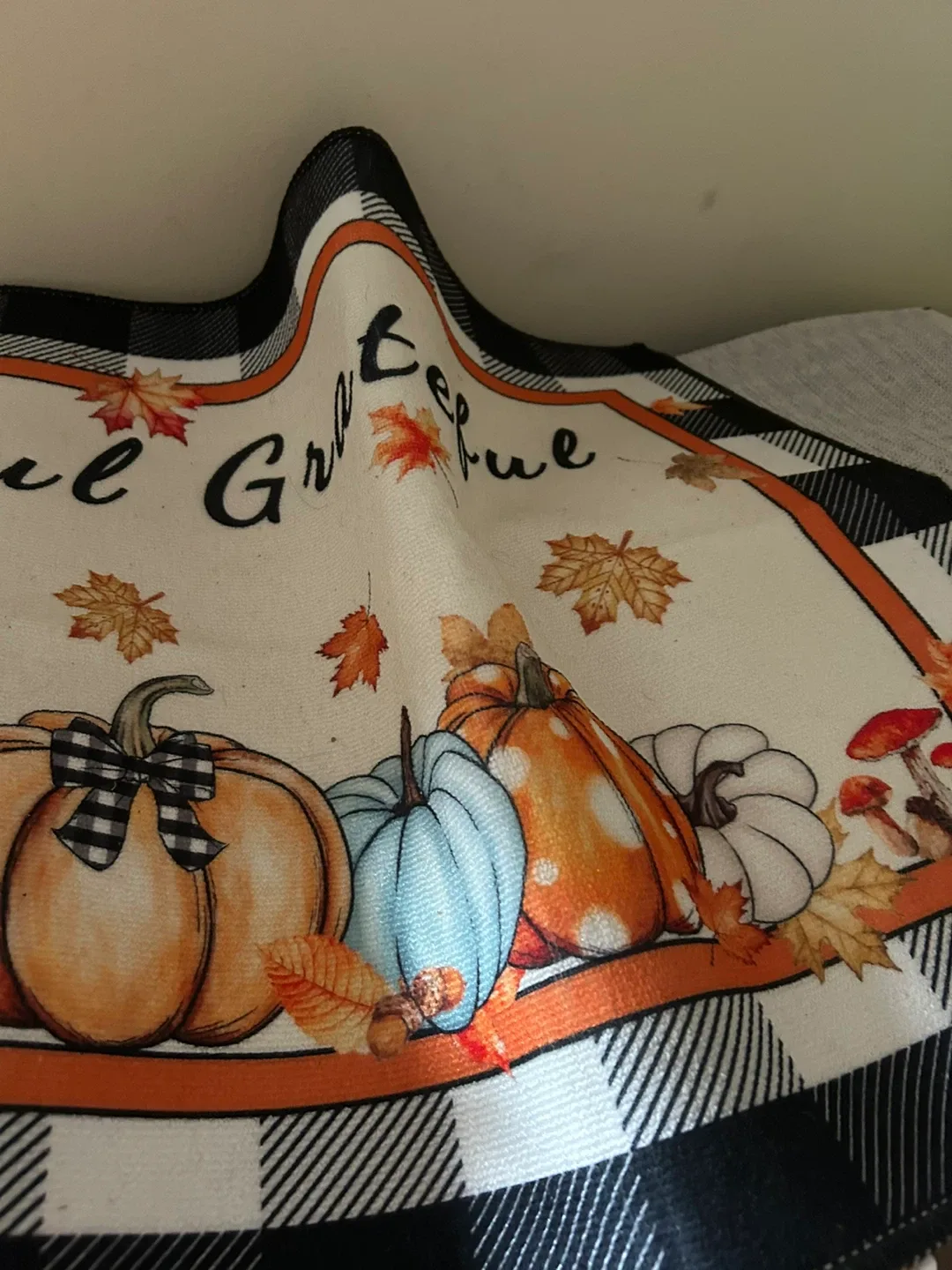 Fall Pumpkin carpet rug for kitchen🥕 thumbnail