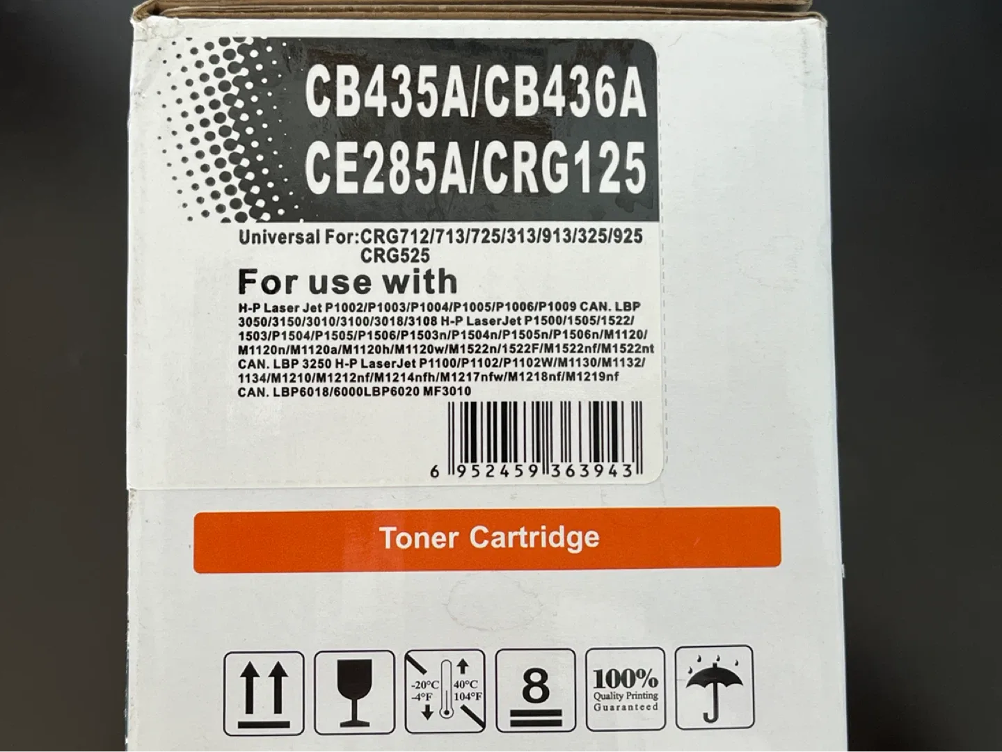 HP CB435A/CB436A Toner Cartridge - New image indicator(5)