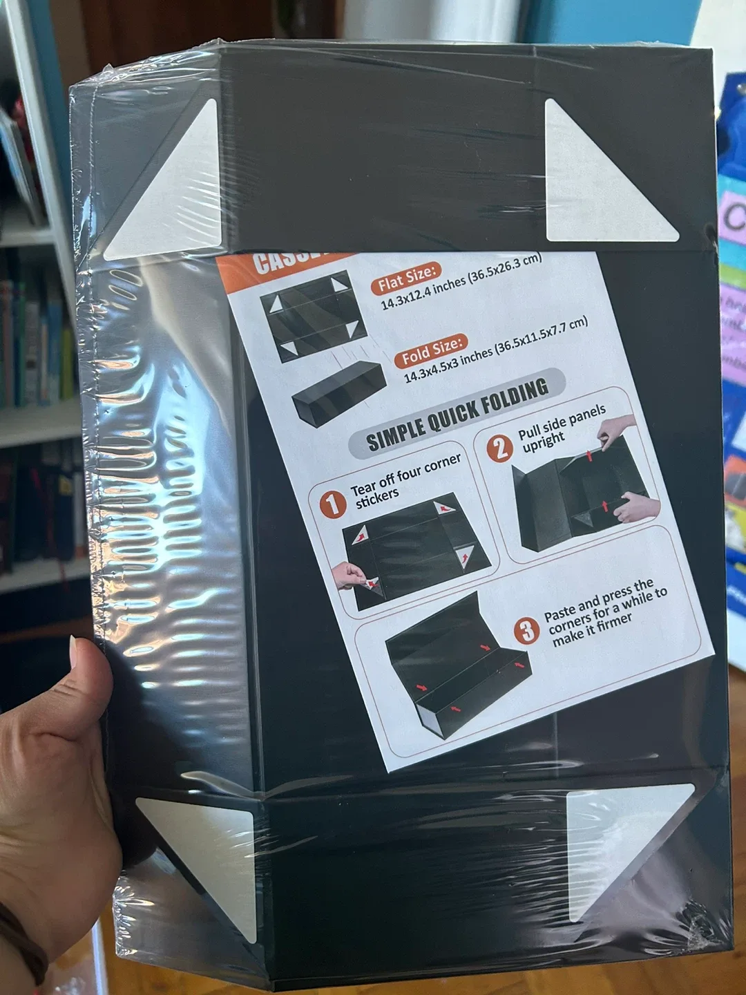 New CAJO Folding Storage Box 14.3x12.4 inches🥕 thumbnail