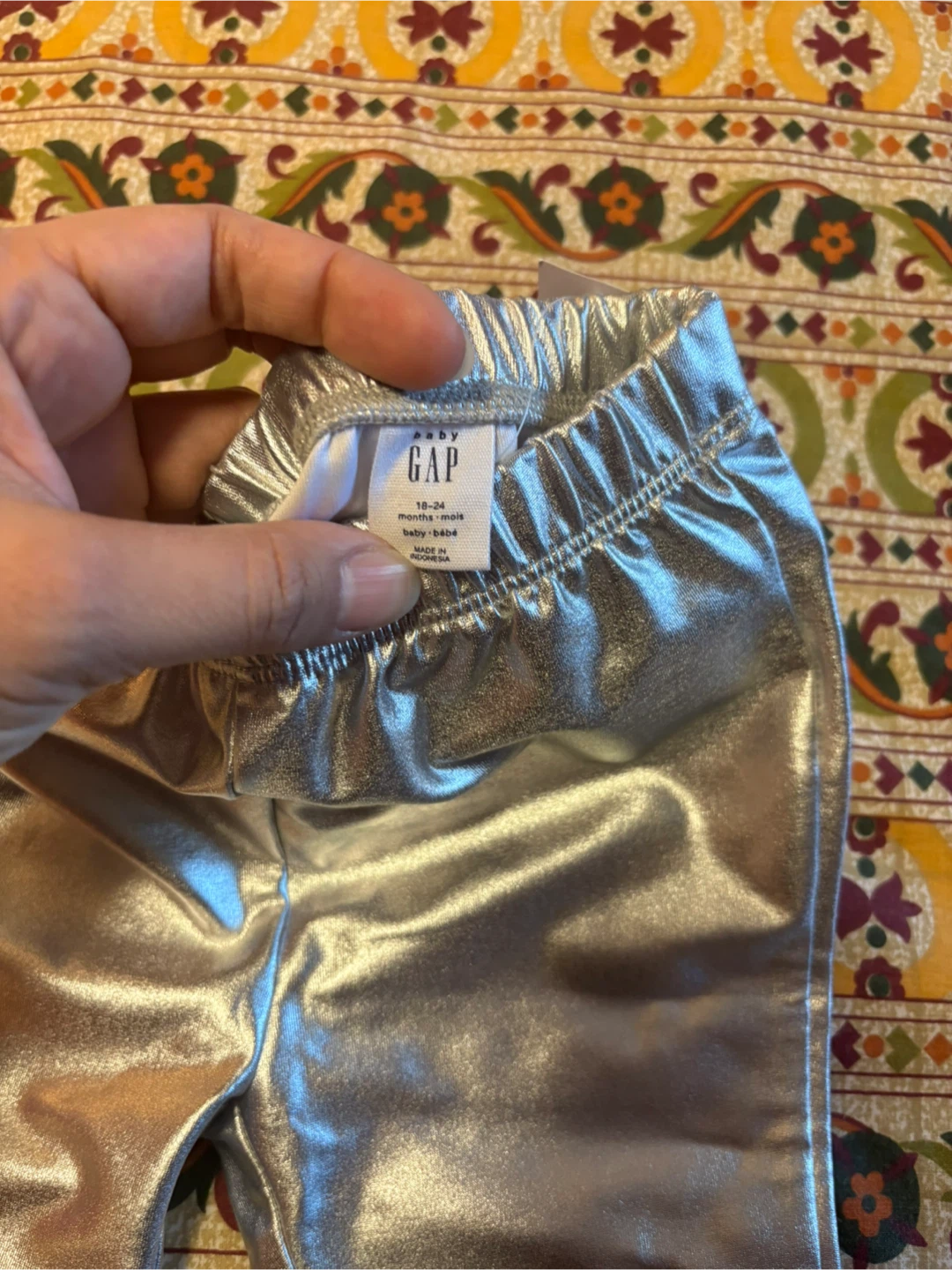 Baby Gap Silver Leggings, Size 18-24 Months - photo 2