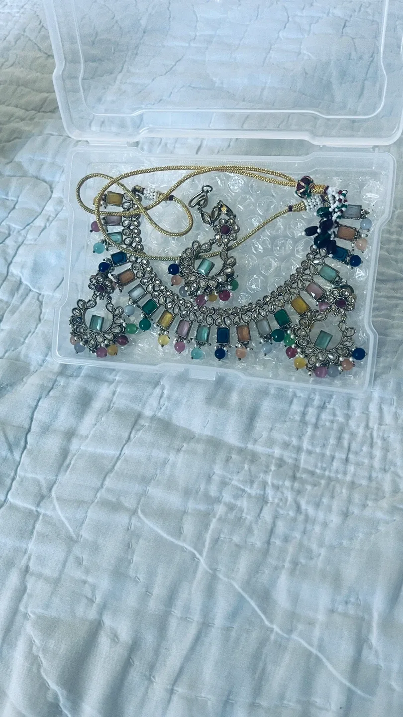 Necklace, Earrings, and Tikka Set image indicator(4)