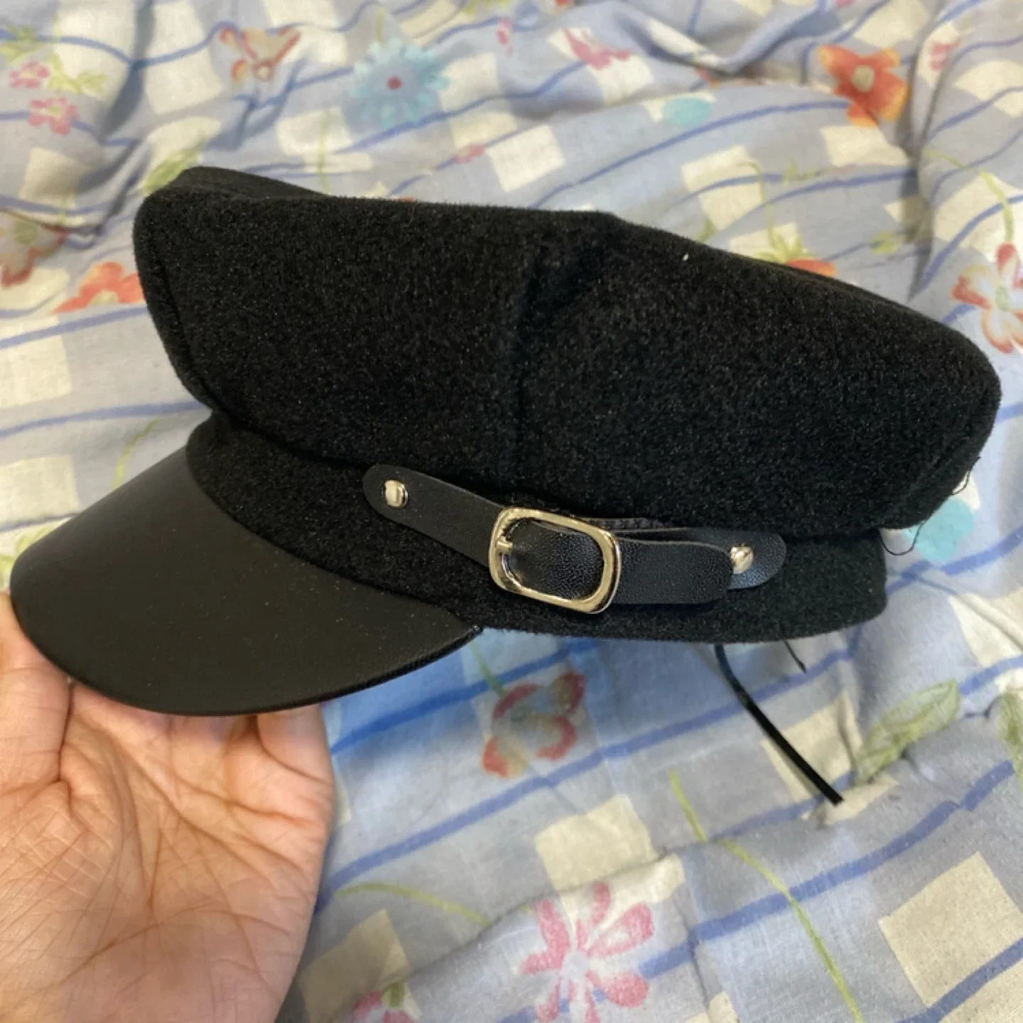 Black Baker Boy Hat thumbnail