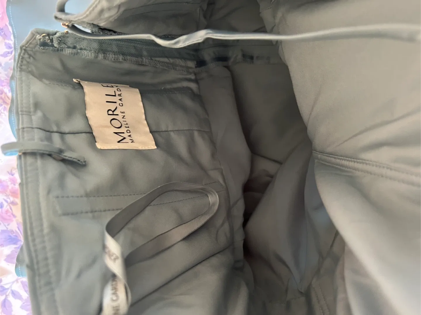 Morilee Madeline Gardner Dress - Size 12 Satin (Aqua Green) image indicator(4)