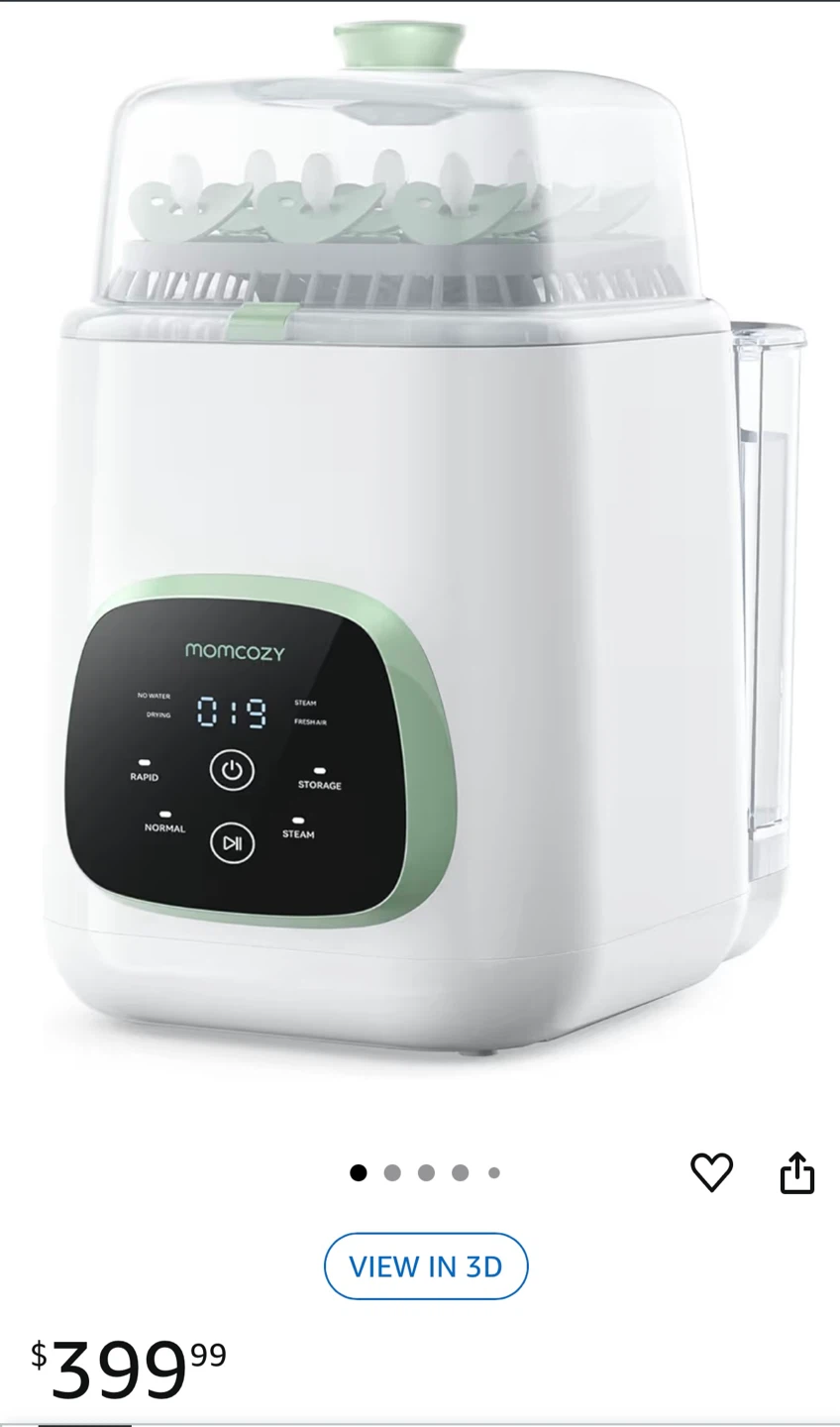 Momcozy KleanPal Pro Baby Bottle Washer, Sterilizer & Dryer - photo 5