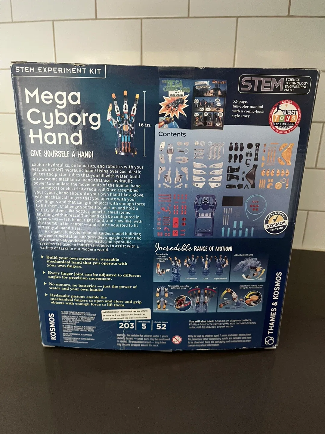 Mega Cyborg Hand STEM Kit image indicator(2)