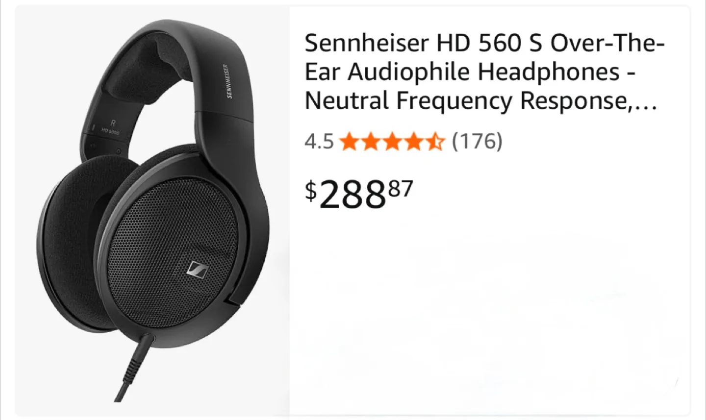 Sennheiser HD 560S Audiophile Headphones - New in box image indicator(3)