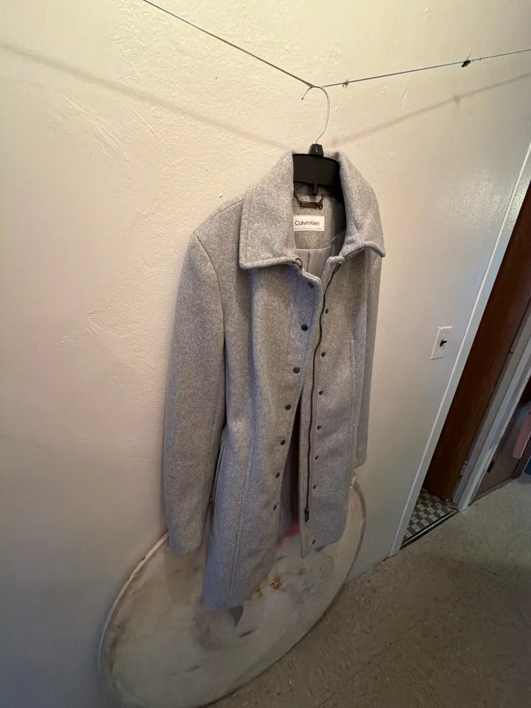 Calvin Klein Gray Coat image indicator(6)