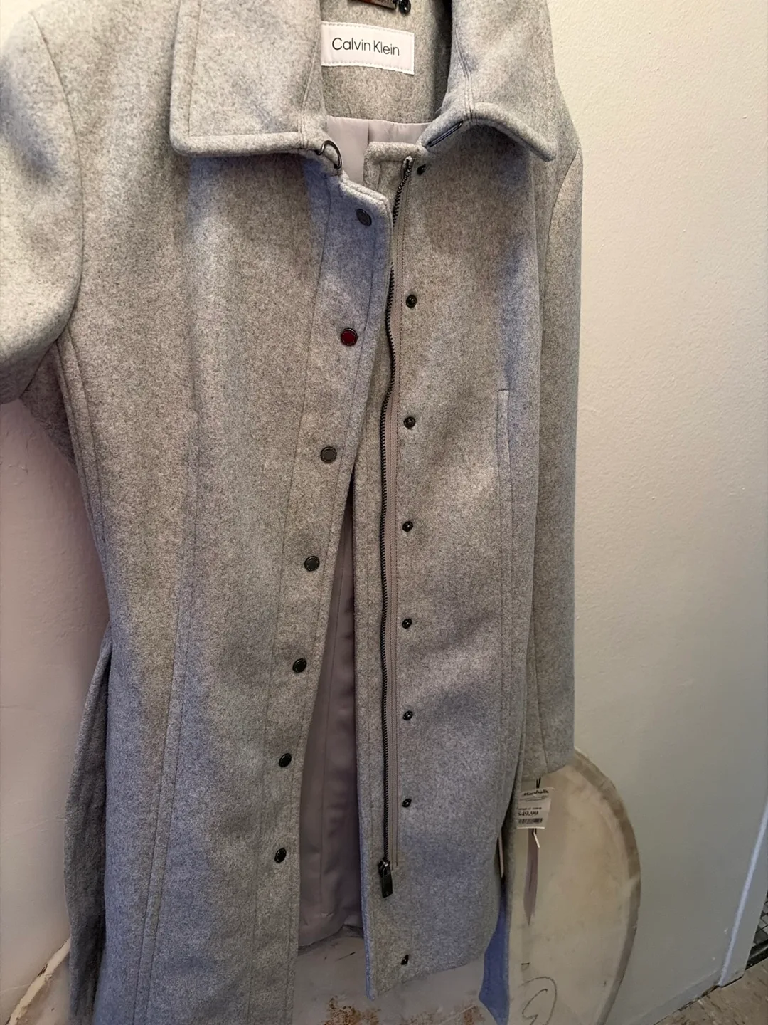 Calvin Klein Gray Coat image indicator(2)