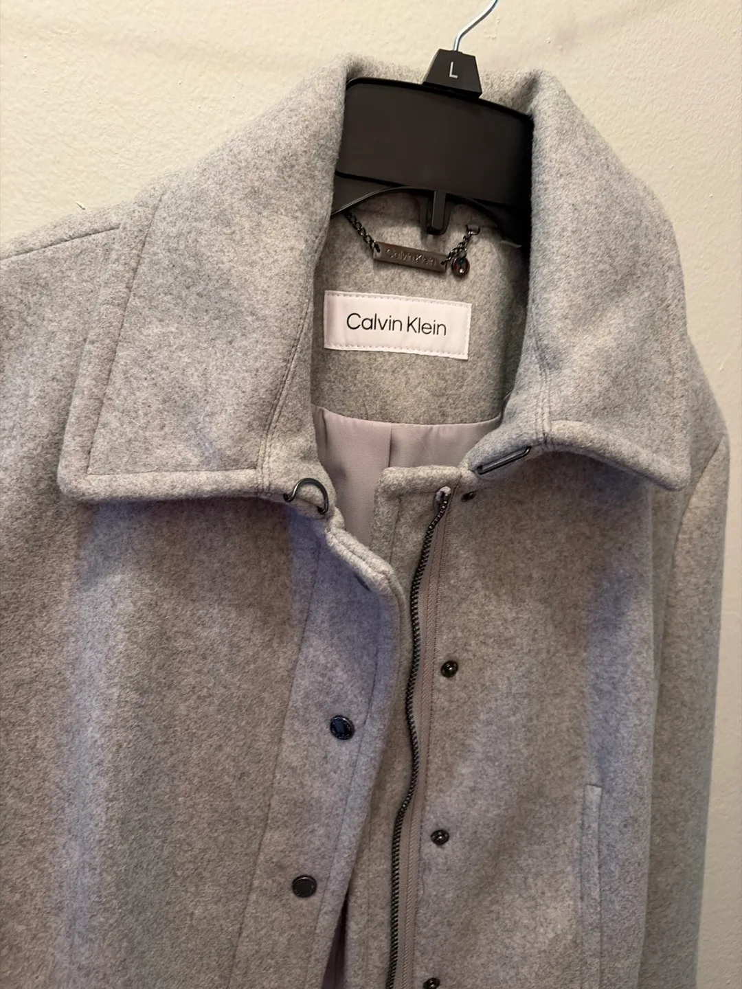 Calvin Klein Gray Coat thumbnail