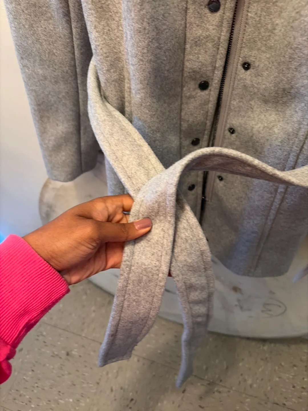 Calvin Klein Gray Coat image indicator(3)