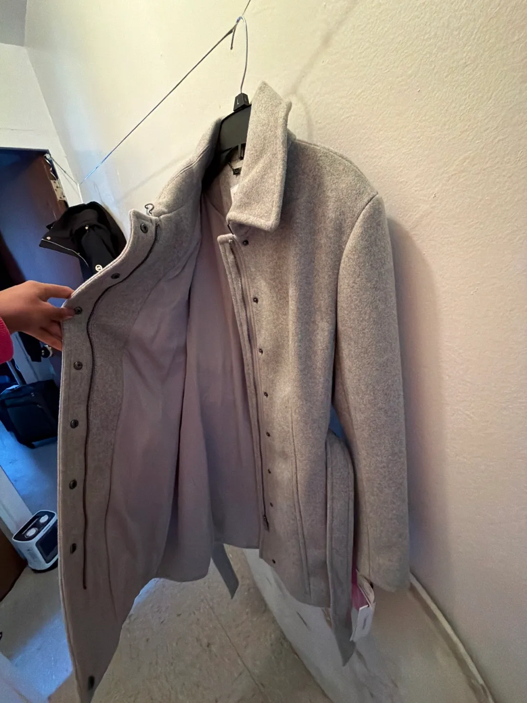 Calvin Klein Gray Coat image indicator(4)