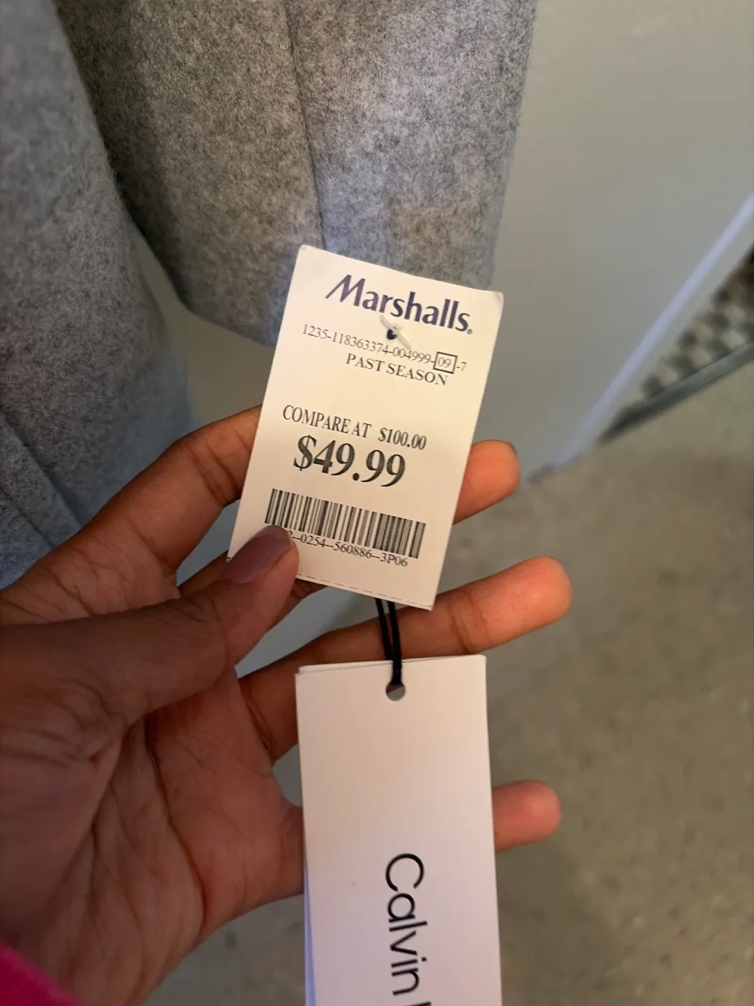 Calvin Klein Gray Coat image indicator(7)