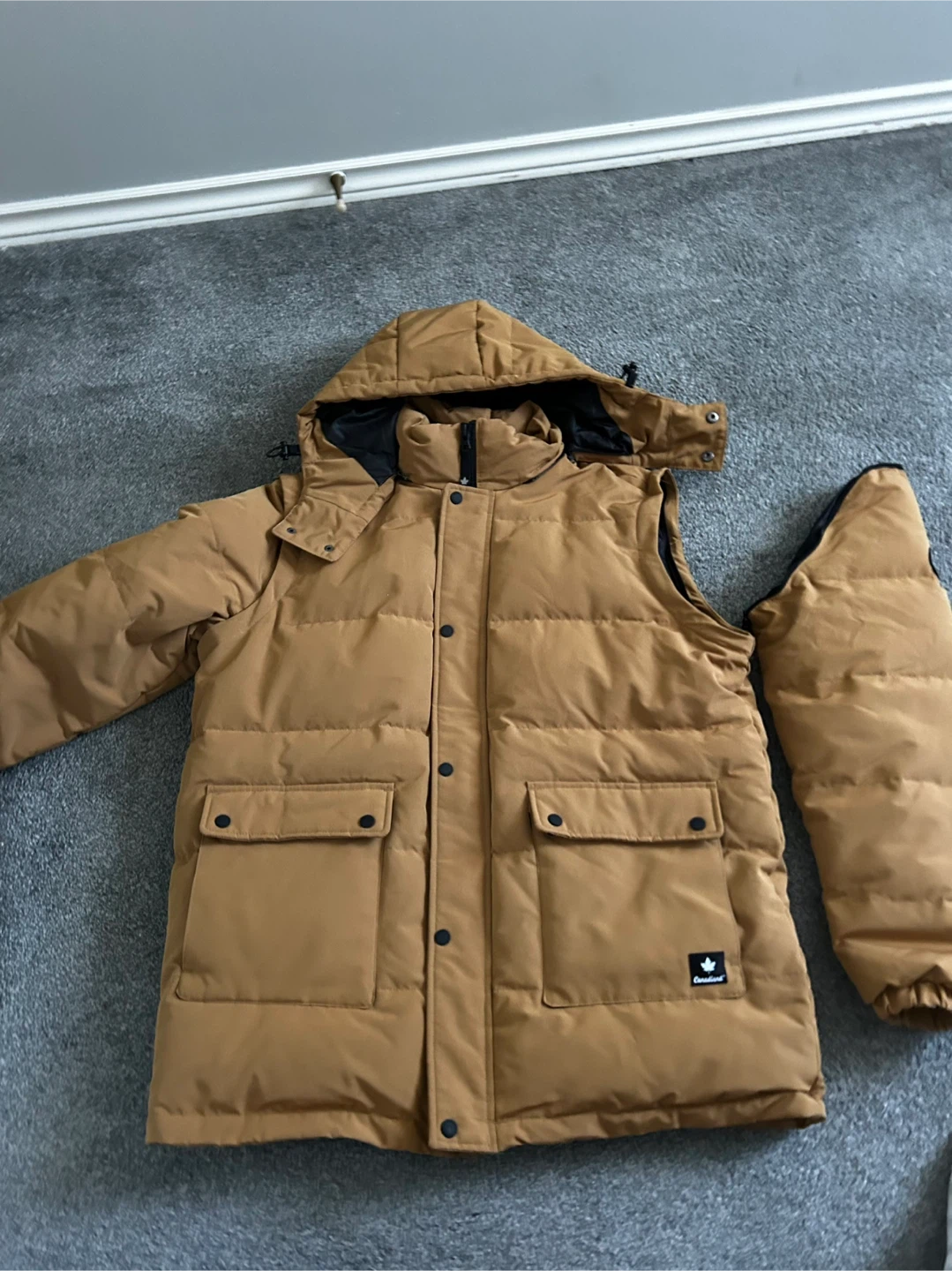 Canadiana Puffer Jacket - Khaki - photo 2