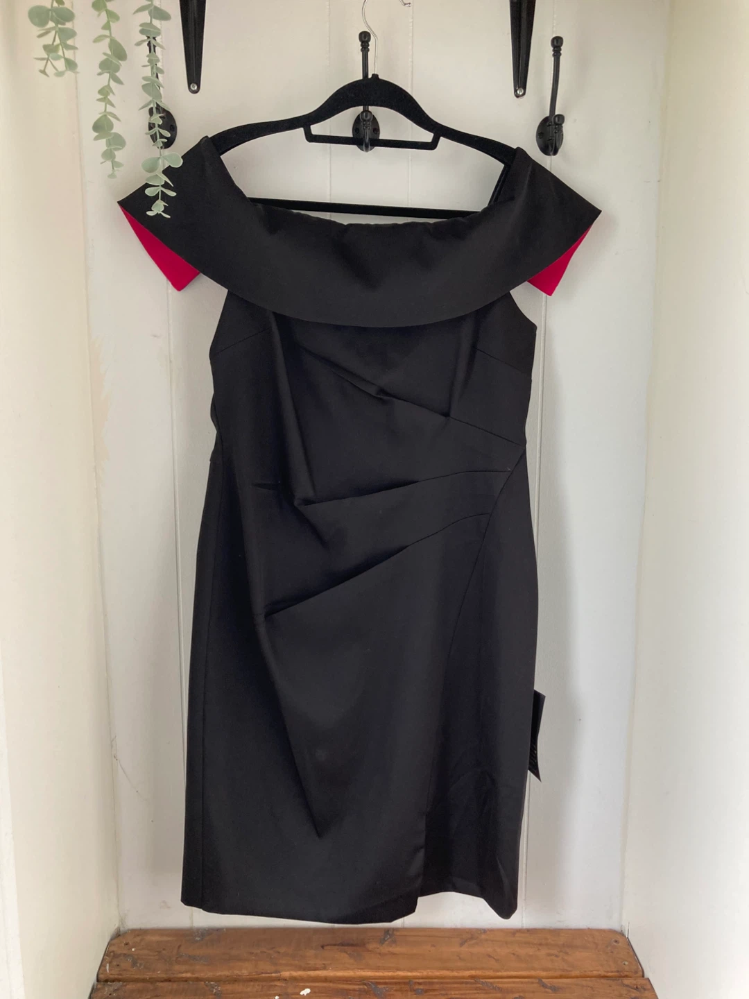 With Tags Black Off-the-Shoulder Dress - size 14
