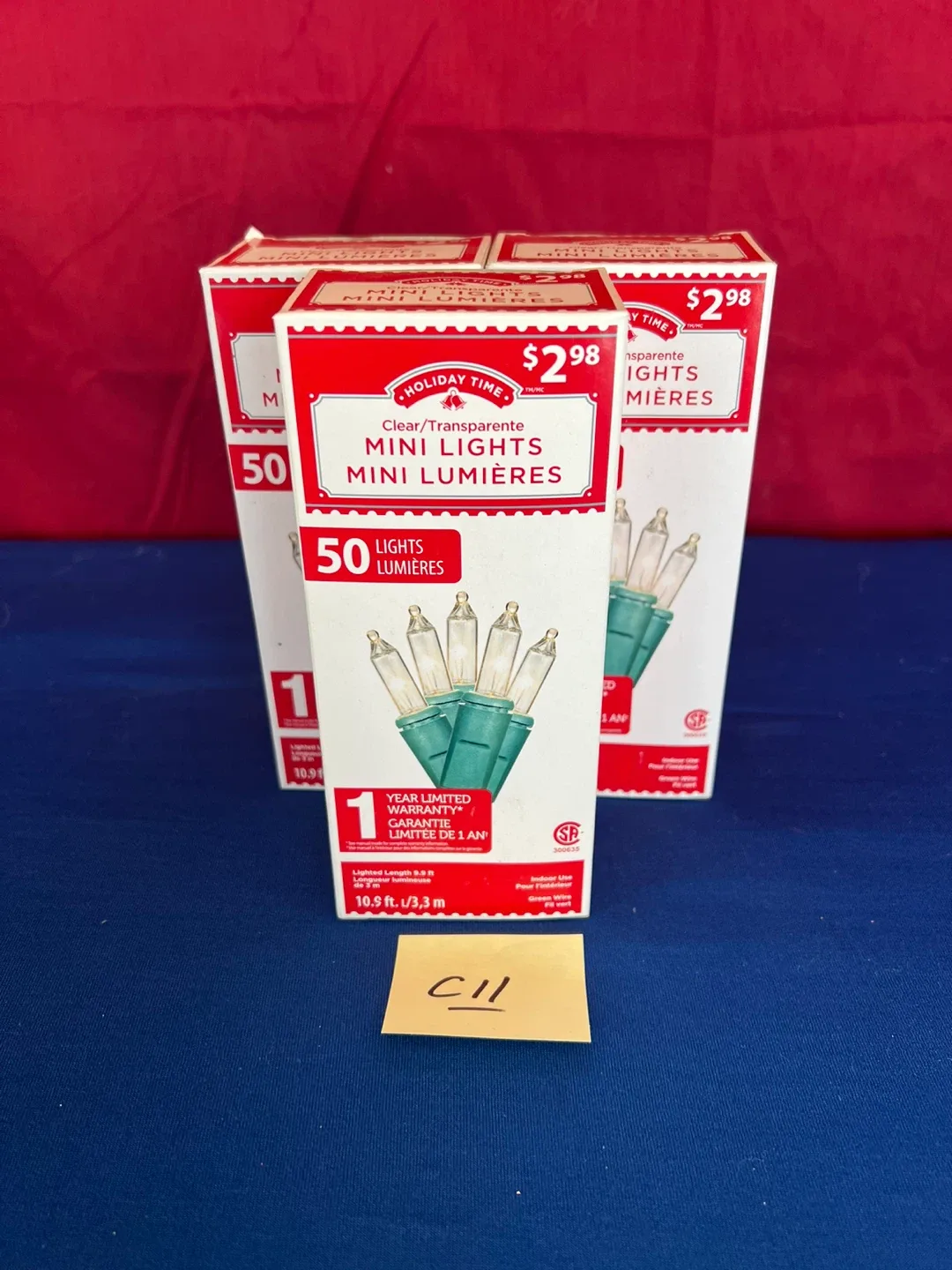 Holiday Time Mini Lights - Clear/Transparent, 50 Lights thumbnail