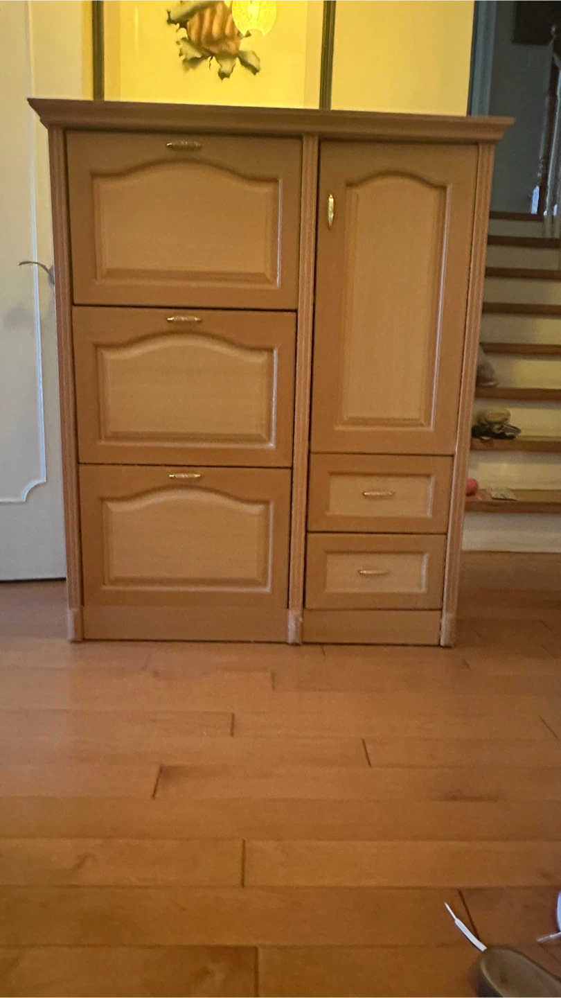 Wooden Shoe Cabinet