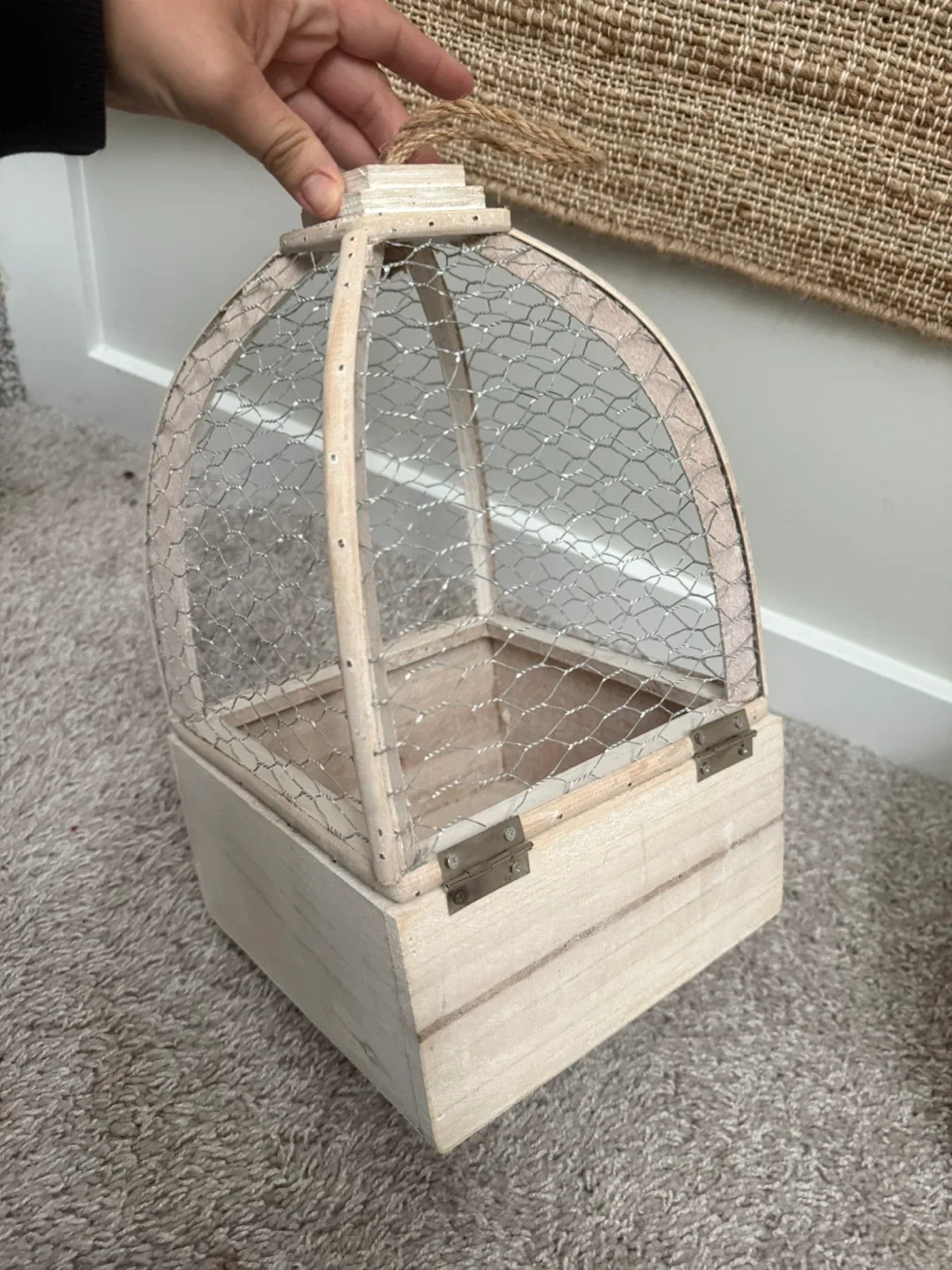 🥕Decorative Wooden Cage Decor image indicator(4)