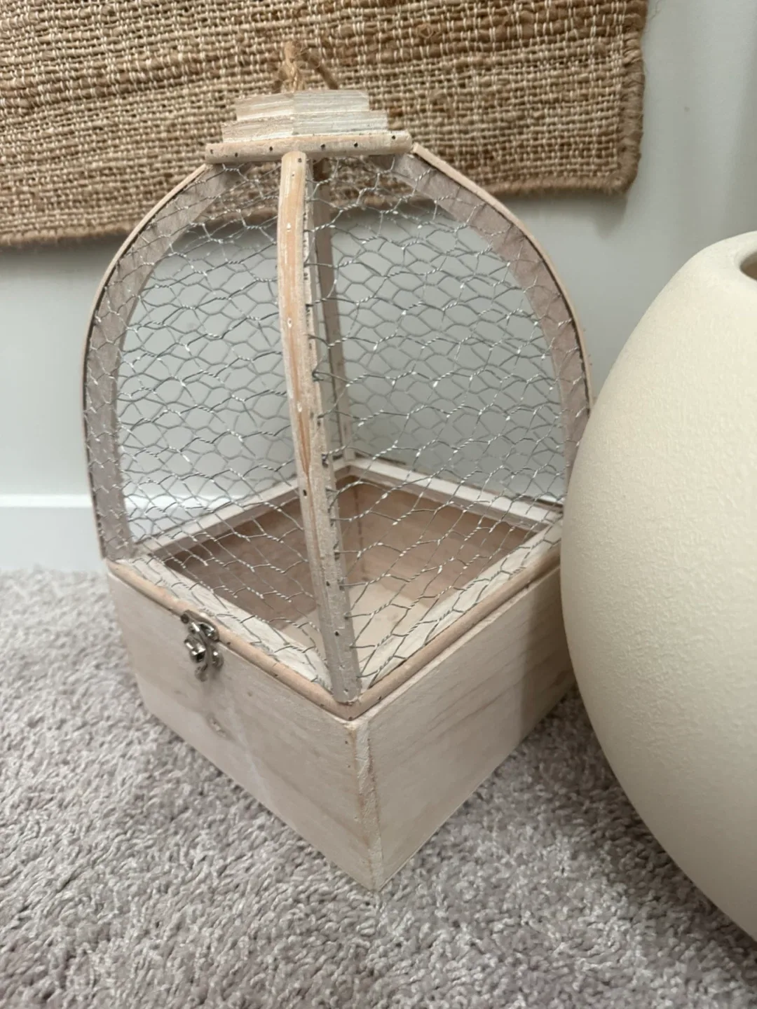 🥕Decorative Wooden Cage Decor image indicator(3)