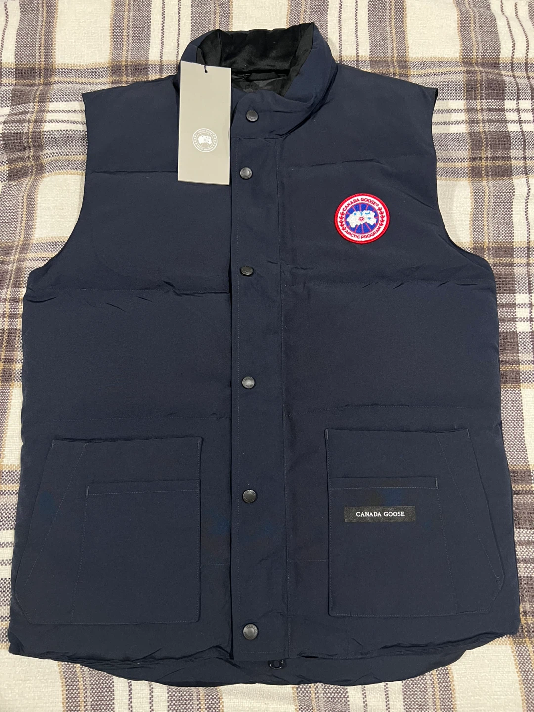 Dark Blue Goose  Vest Size M