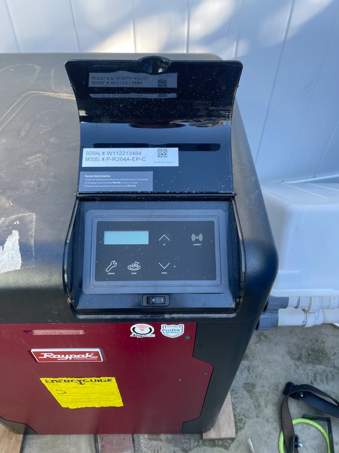 Raypak P-R266A-EP-C Pool Heater Make an offer - photo 2